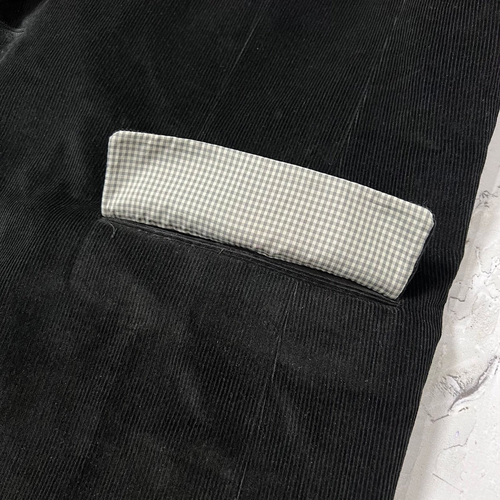 Hart Schaffner Marx Hart Schaffner Marx Corduroy Blazer Black 48L Size 48L - 5 Thumbnail
