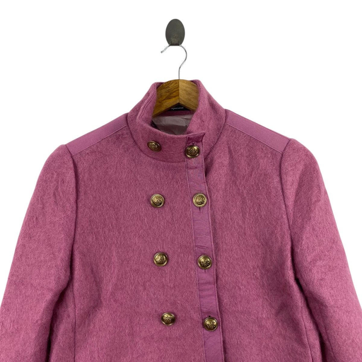 Aquascutum AQUASCUTUM British Brand Button Up Pink Coat Size S / US 4 / IT 40 - 2 Thumbnail