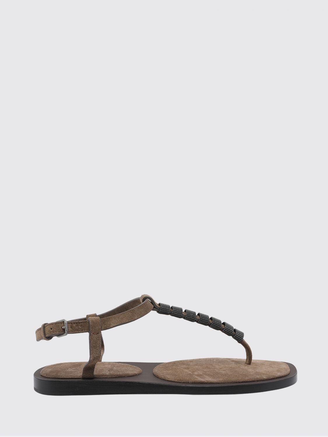 Brunello Cucinelli Brunello Cucinelli Heeled Sandal Woman Brown Size US 9.5 / IT 39.5 - 1 Thumbnail