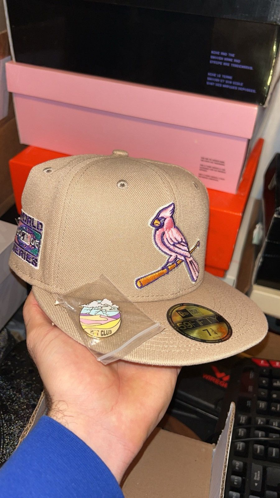 New Era St.Louis Cardinals “2006 World Series” PINK UV 7 3/4 Size ONE SIZE - 2 Thumbnail