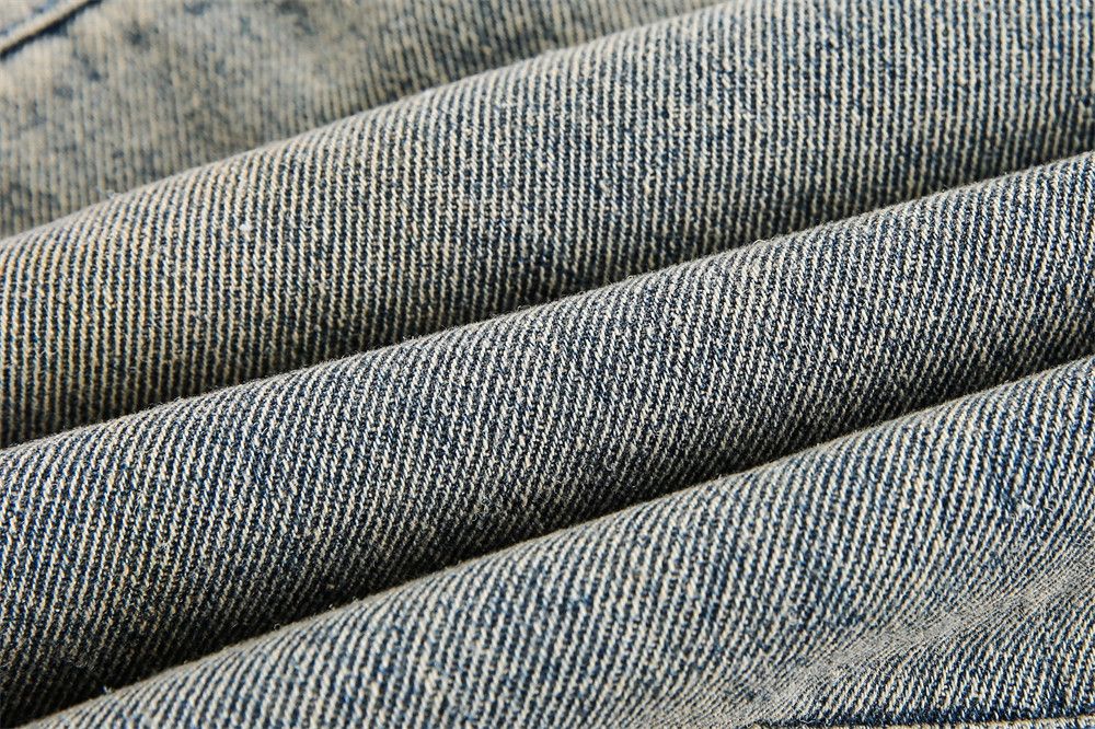Japanese Brand × Jean Men's washed distressed loose straight denim shorts Size US 32 / EU 48 - 6 Thumbnail