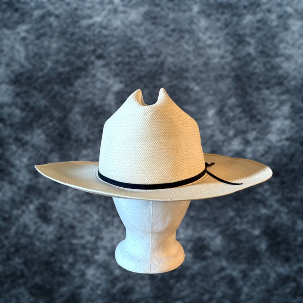 Vintage VINTAGE Resistol Hat Mens 7 3/4 Beige VTG Self Conforming 8XX Long Oval Woven Straw Cowboy Size Size ONE SIZE - 1 Thumbnail