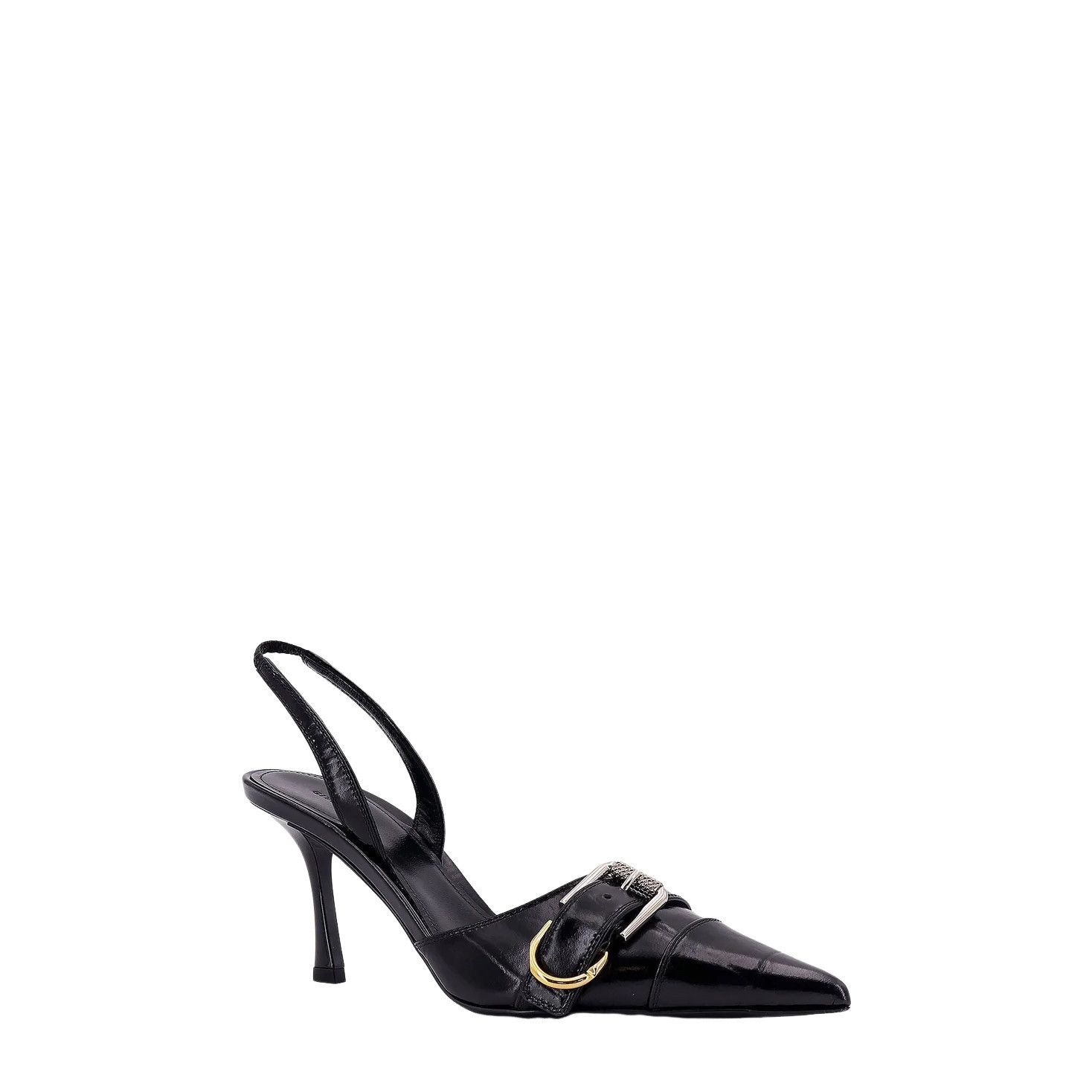 Givenchy GIVENCHY Voyou Black Leather Slingback Pumps New & Authentic Size US 6 / IT 36 - 2 Thumbnail