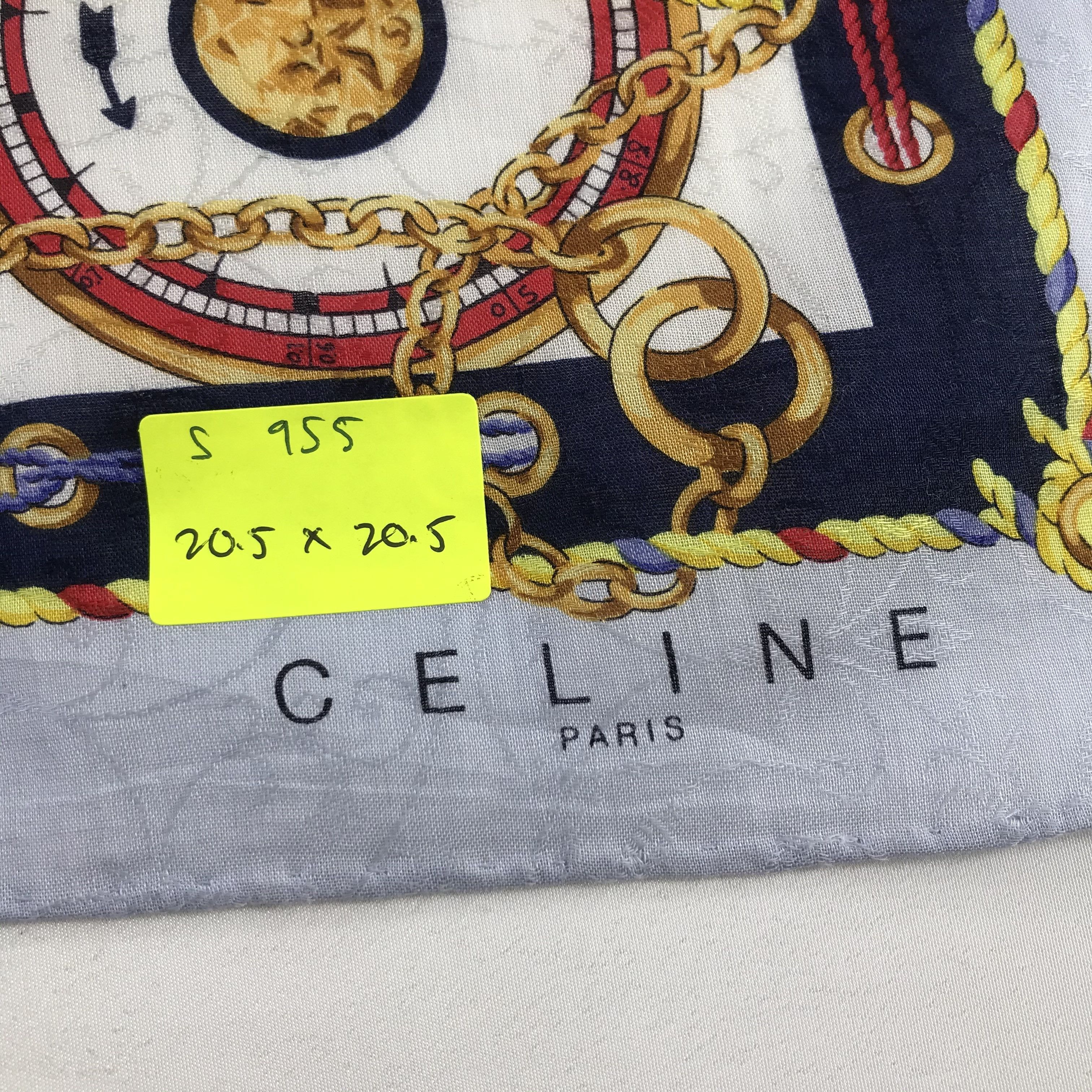 Celine × Vintage Celine Bandana / Handkerchief / Neckerchief - S955 Size ONE SIZE - 5 Thumbnail