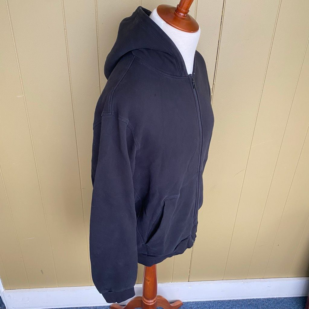 Other Men 2XL full zip lightweight activewear hooded jacket black Size US L / EU 52-54 / 3 - 4 Thumbnail
