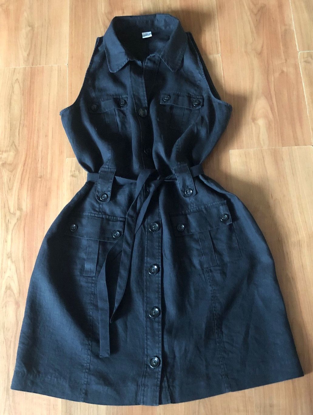 Other CAMAIEU black linen shirt dress size 46 Size XL / US 12-14 / IT 48-50 - 1 Thumbnail