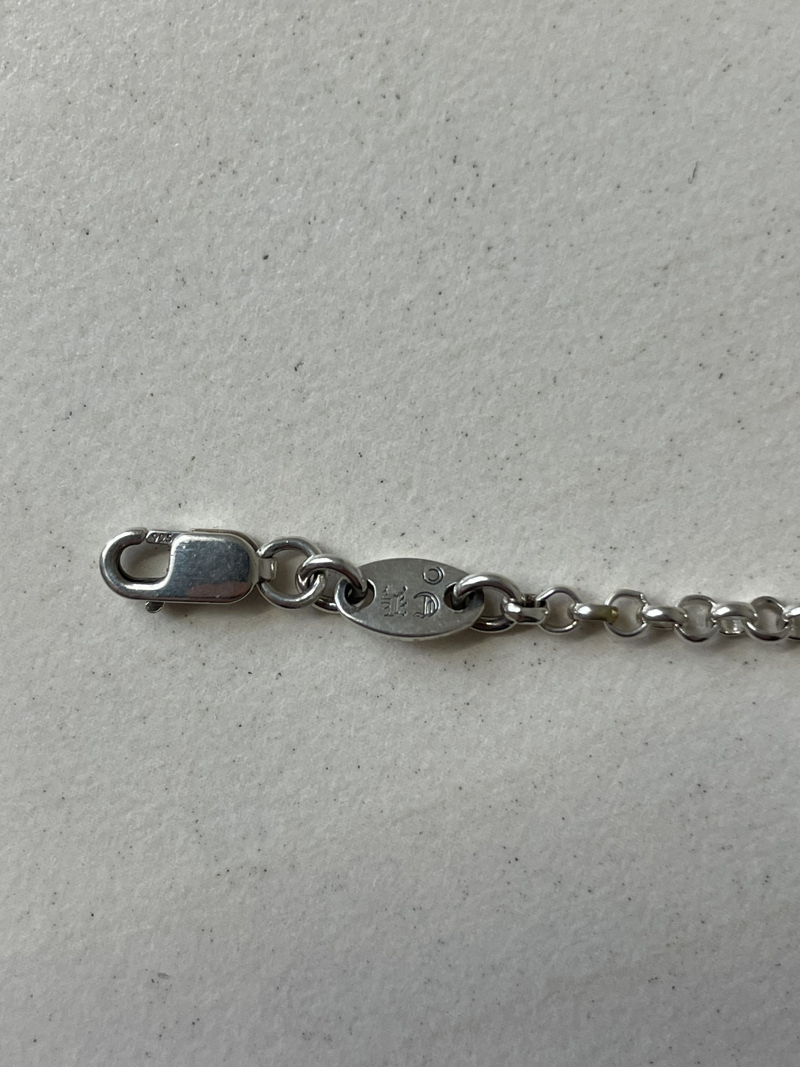 Chrome Hearts Chrome Hearts Safety Pin Single Diamond Roll Chain Necklace Size ONE SIZE - 10 Thumbnail