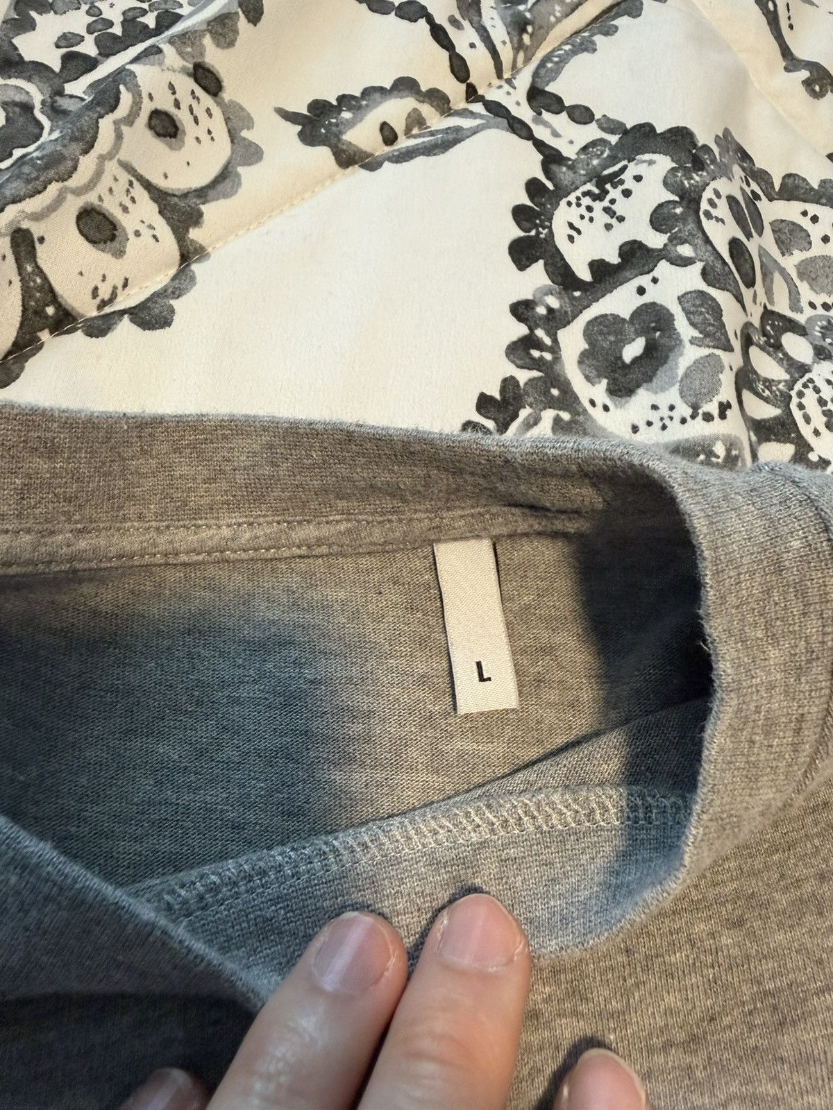 Rue Porter Ultra Luxury Tee - Heather Grey Size US L / EU 52-54 / 3 - 5 Thumbnail