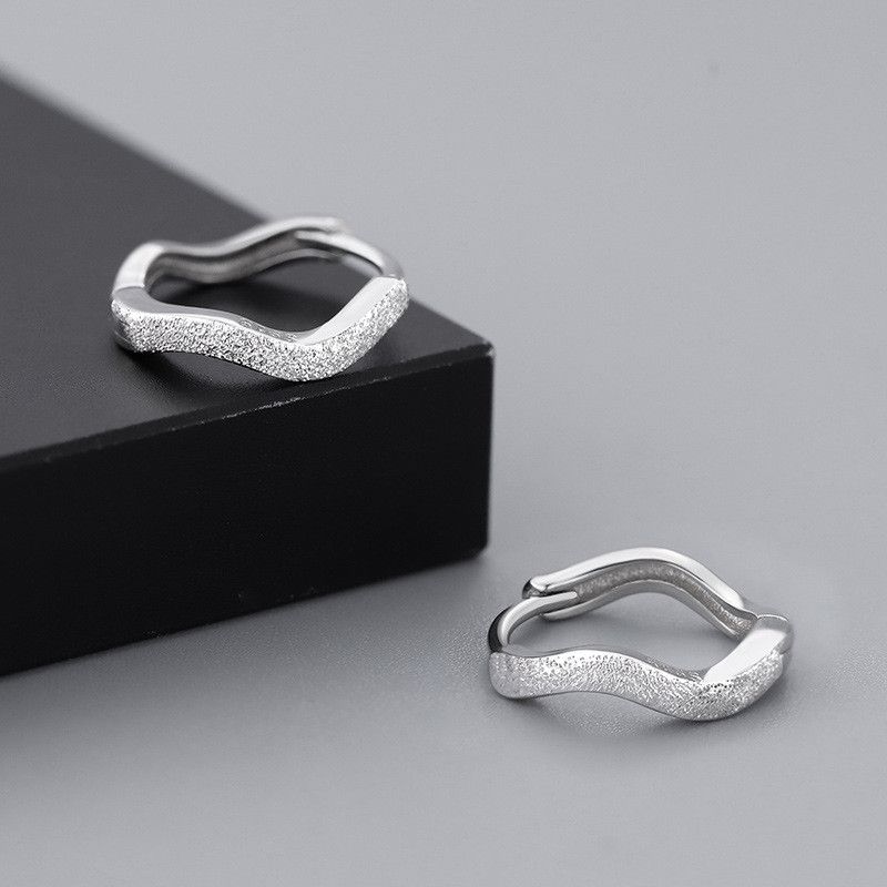 Jewelry Hip-hop Earrings One Pairs Chrome Jewelry Size ONE SIZE - 4 Thumbnail
