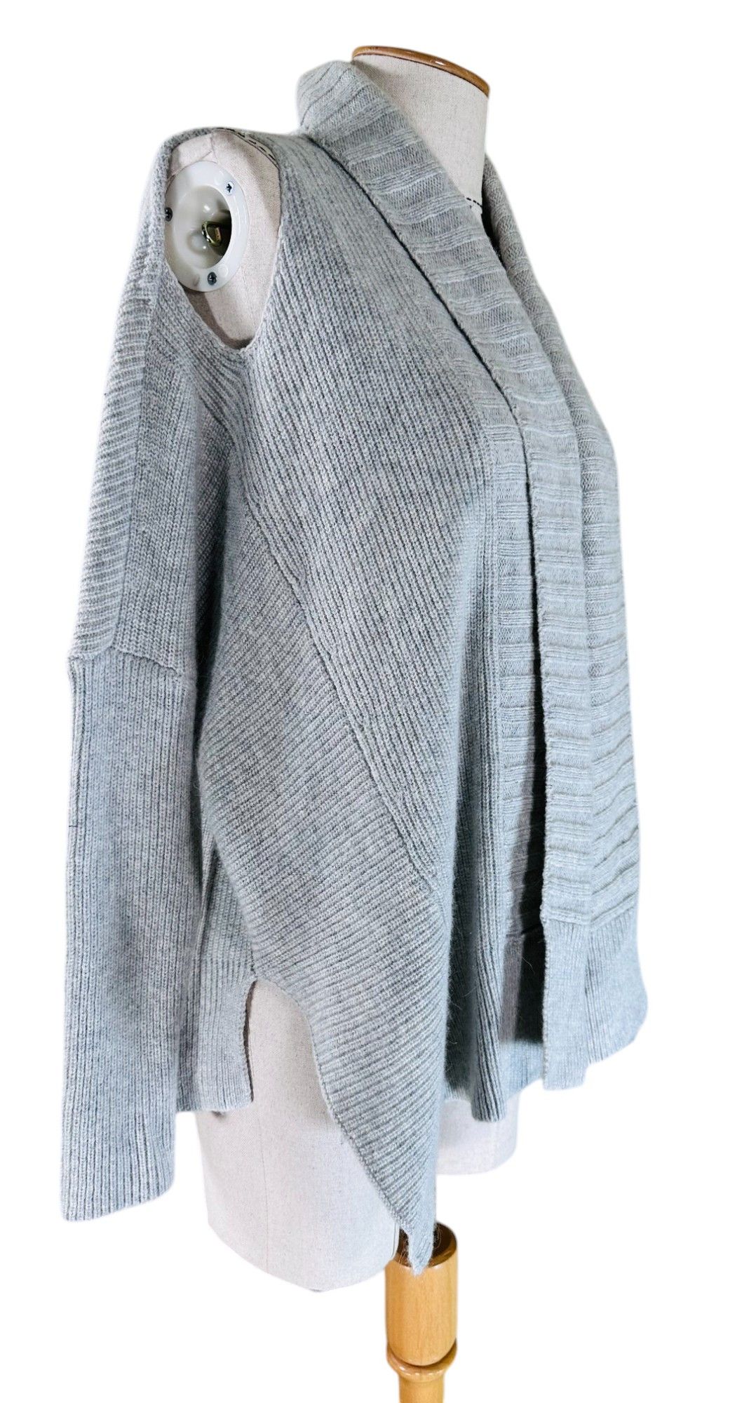 Allsaints grey wool cardigan Size M / US 6-8 / IT 42-44 - 2 Thumbnail