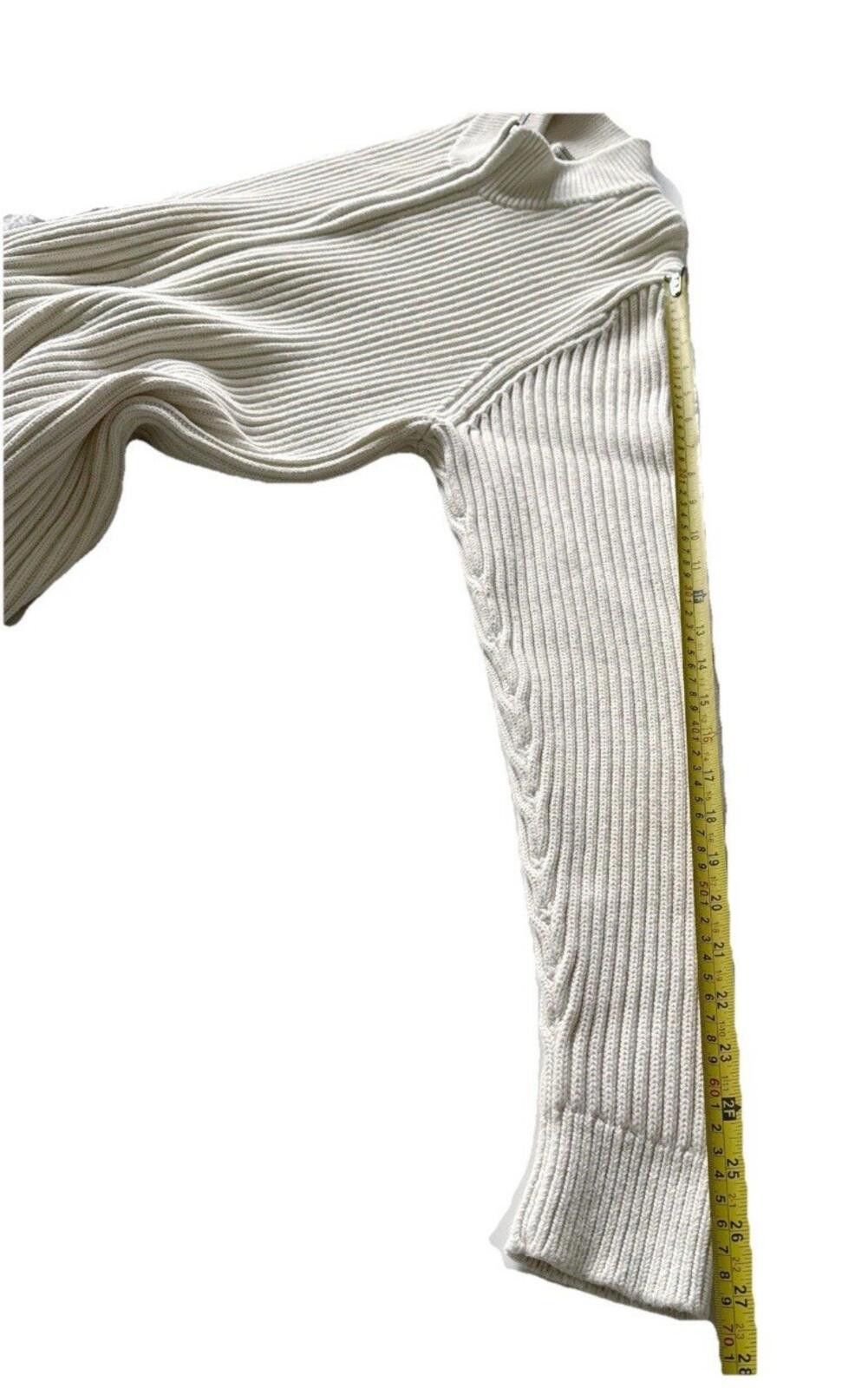 L.L. Bean 2026 L.L. Bean men’s XLT 100% cotton cream colored ribbed Size US XL / EU 56 / 4 - 6 Thumbnail
