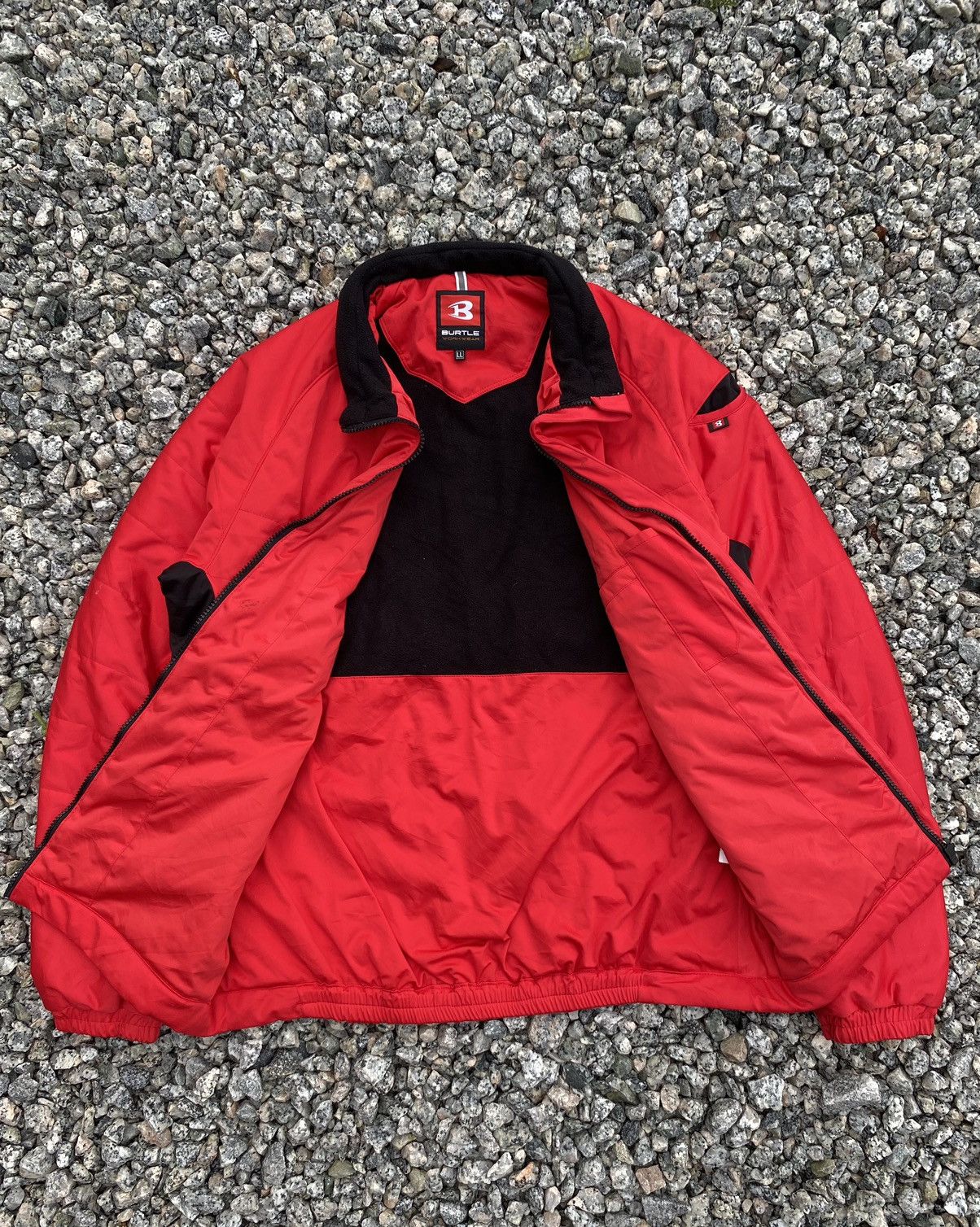 Vintage Vintage Burtle Full Zipper Puffer Jacket Red Size US L / EU 52-54 / 3 - 7 Thumbnail
