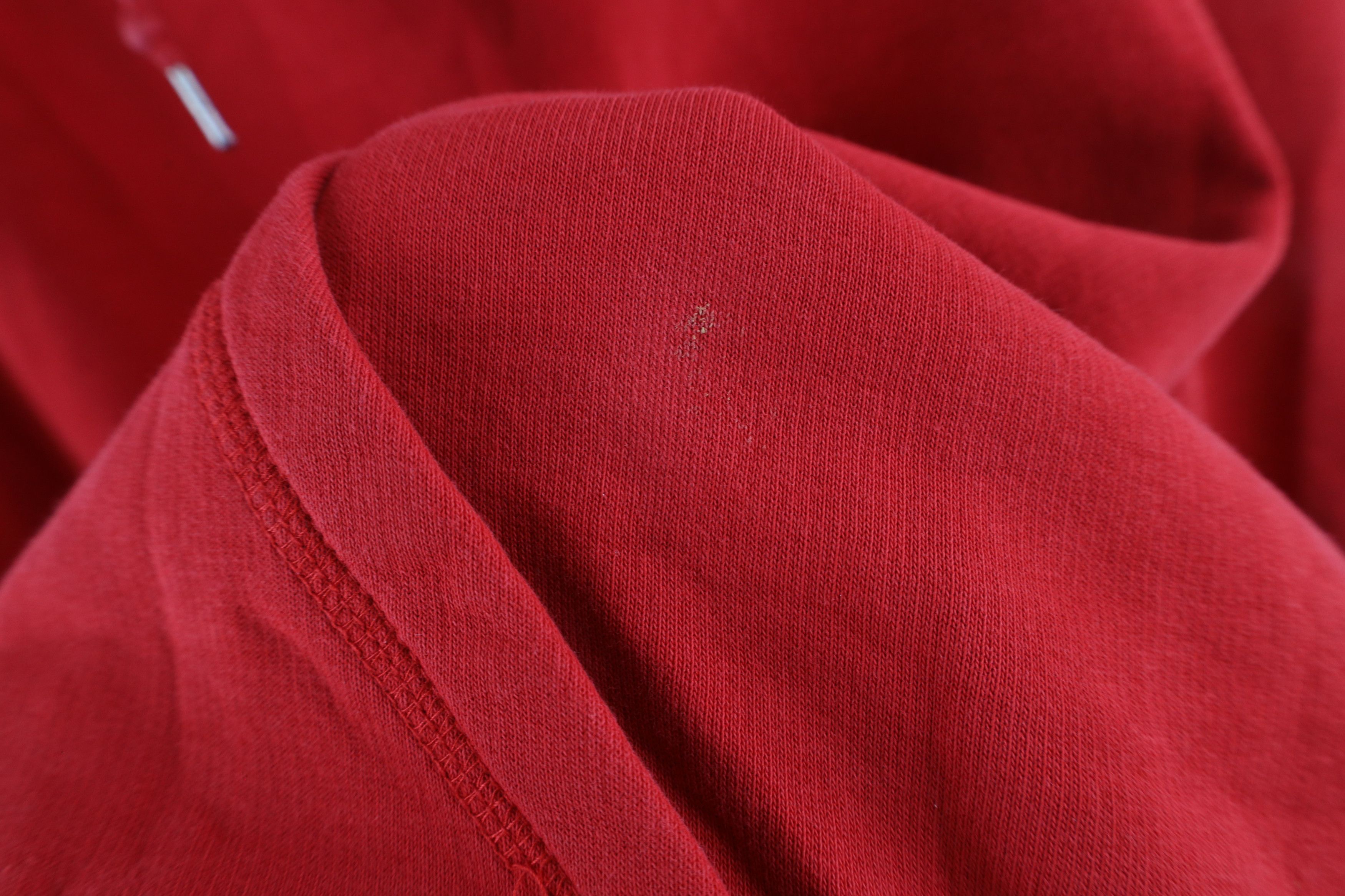 Nike × Vintage Vintage Nike Travis Scott Mini Swoosh Hoodie Sweatshirt Red Size US XXL / EU 58 / 5 - 6 Thumbnail