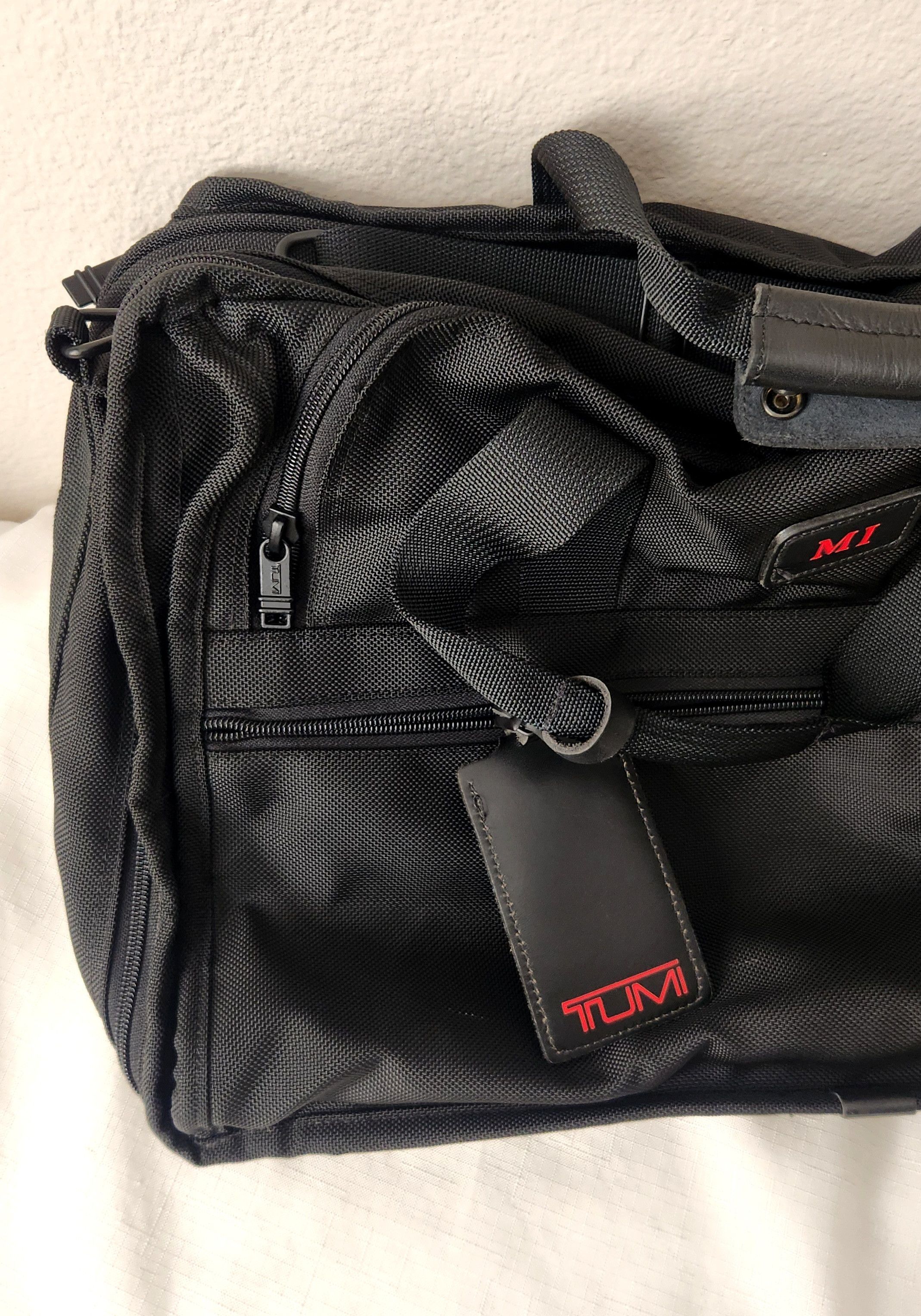 Tumi Tumi Canvas weekender Messenger travel Bag Black Size ONE SIZE - 2 Thumbnail
