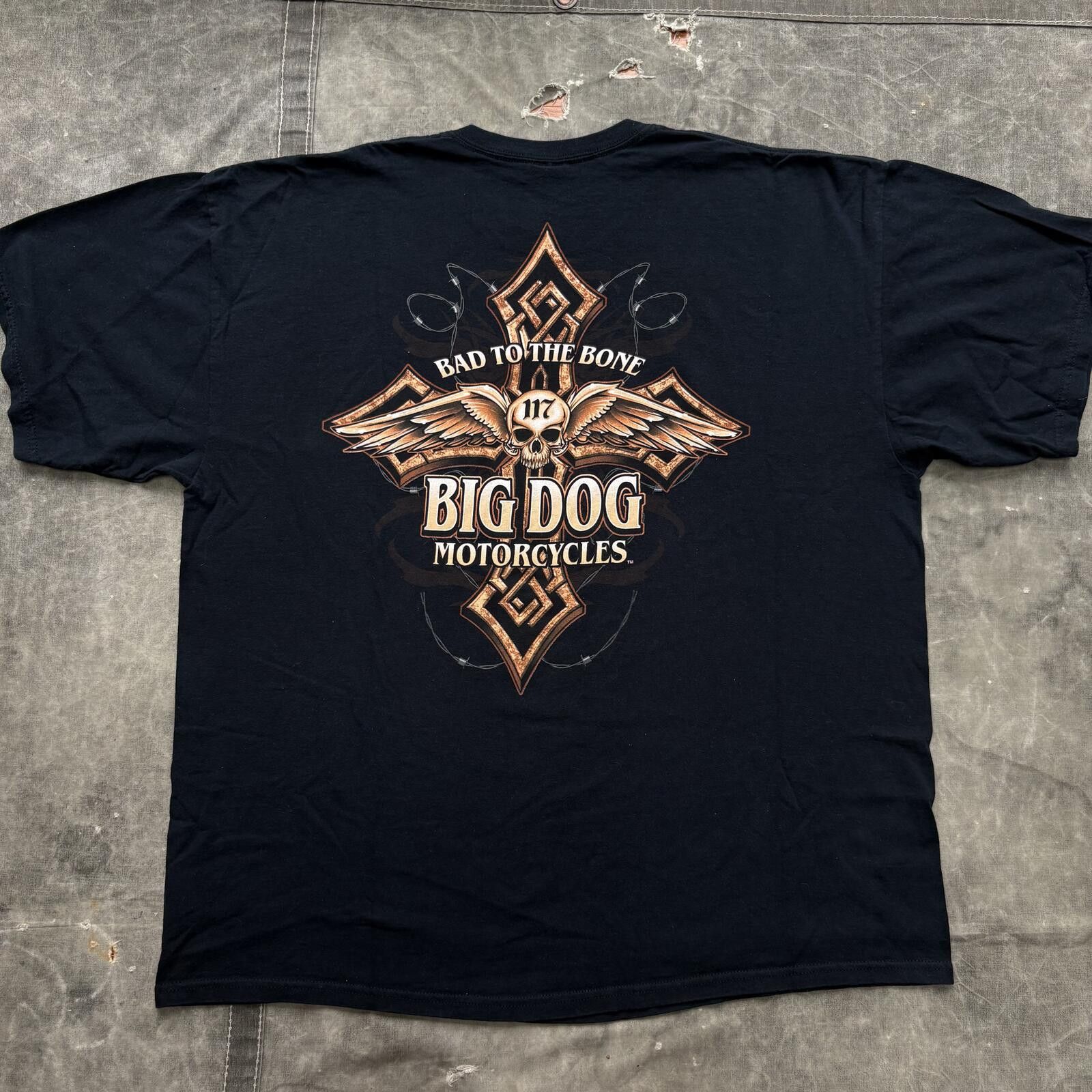 Gildan Vintage Y2K Big Dog Motorcycles West Coast Choppers Shirt Size US XL / EU 56 / 4 - 2 Thumbnail