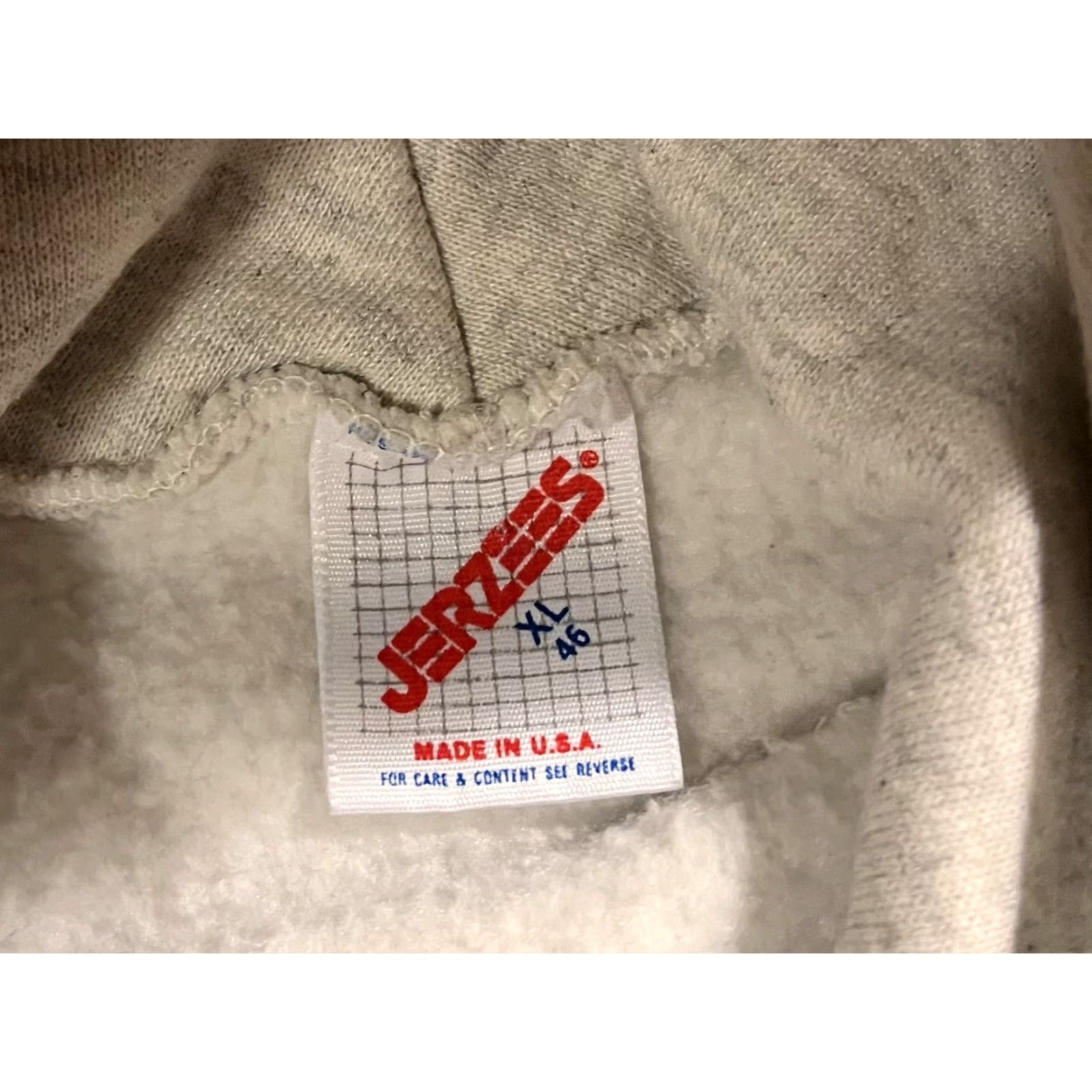Jerzees VINTAGE JERZEES Briarcliffe College For Business Hoodie Mens XL Gray 90s College Retro School Logo Pullover Hooded Pockets Graphic Print Sweatshirt Size US XL / EU 56 / 4 - 4 Thumbnail