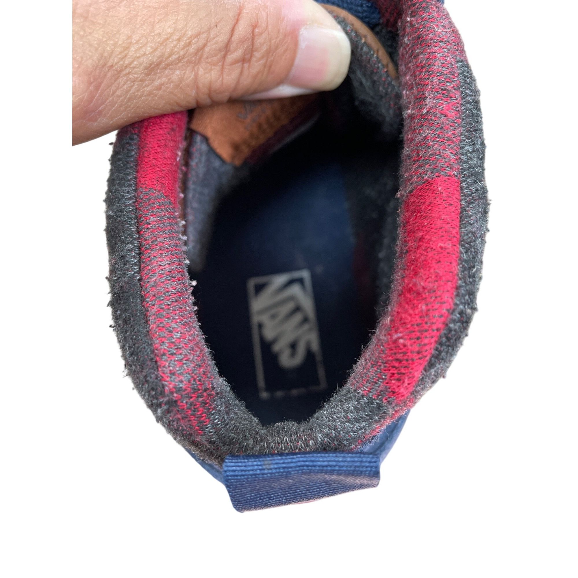 Vans Vans Mens Blue Suede Canvas High-Top Sneakers size 9 SKU 905 Size US 9 / EU 42 - 7 Thumbnail