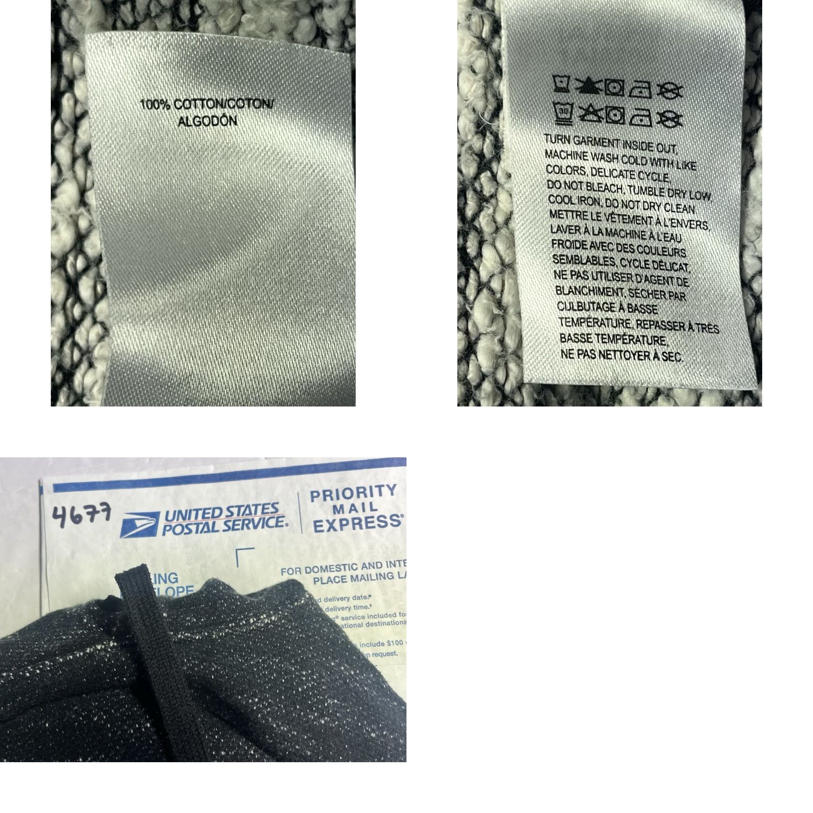 Lucky Brand Lucky Brand Hoodie Women Black 100% Cotton Pullover Size Large Sweatshirt Hooded Knit Activewear Mens? Size L / US 10 / IT 46 - 8 Thumbnail