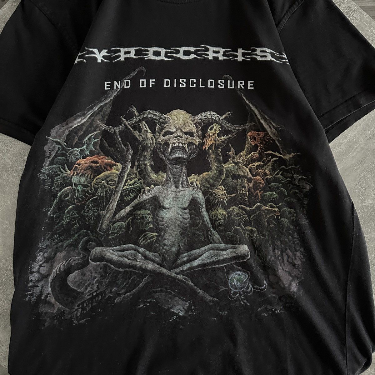 Band Tees Vintage 00s y2k Hypocrisy washed tee end of disclosure metal Size US M / EU 48-50 / 2 - 4 Thumbnail