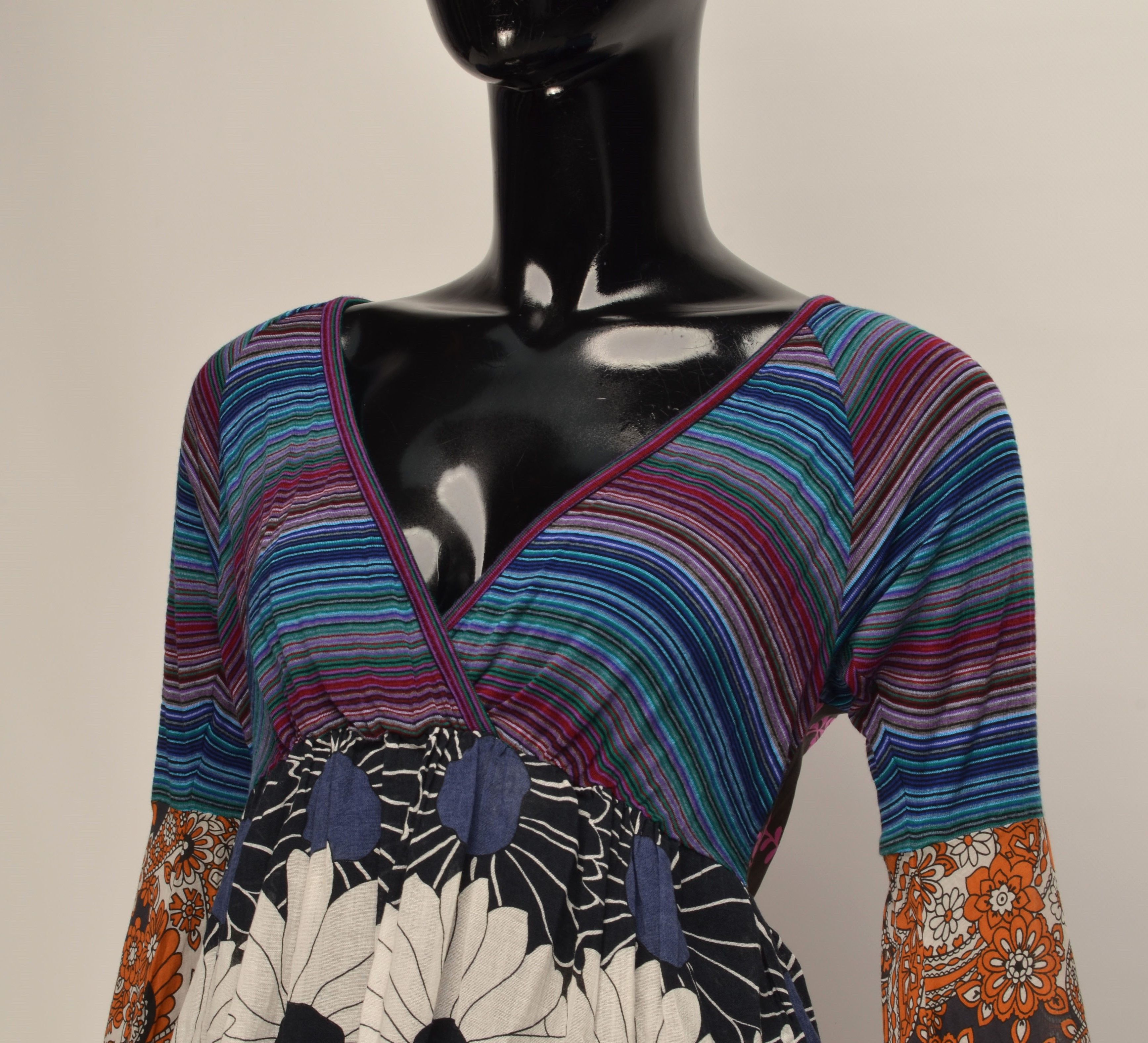 Designer × Vintage Nolita North Little Italy Y2K Fairy Boho Bell Sleeve Floral Size M / US 6-8 / IT 42-44 - 2 Thumbnail