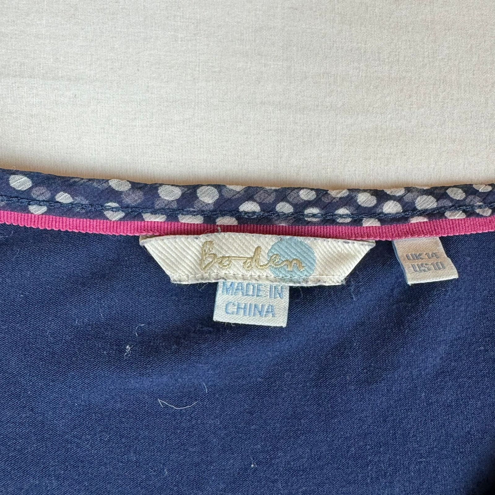 Boden Boden Aubrey Jersey Chiffon Blouse Top - Size 10 - Excellent Size L / US 10 / IT 46 - 3 Thumbnail