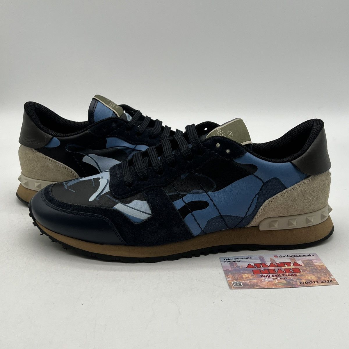 Valentino VALENTINO GARAVANI TRAINER CAMOUFLAGE ROCKRUNNER Size US 9.5 / EU 42-43 - 1 Thumbnail