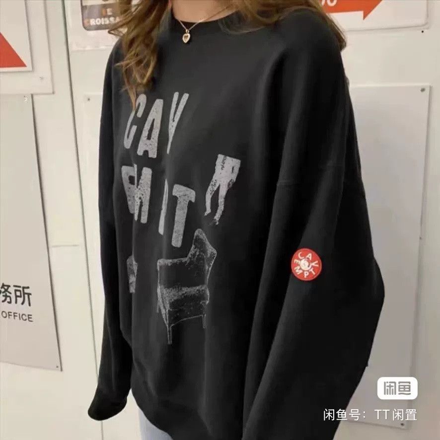 Cav Empt C.E CAVEMPT Overdye Chair Crew Neck Sweatshirt Size US XL / EU 56 / 4 - 5 Thumbnail
