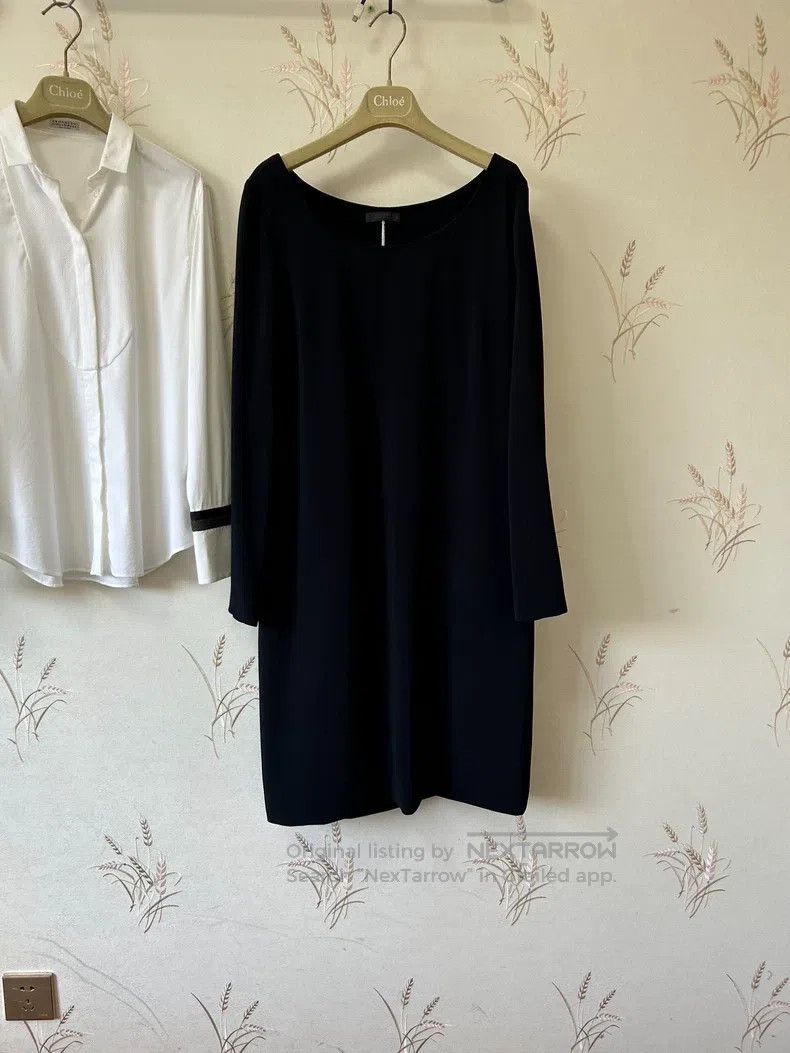 The Row The row Black minimalist dress Size M / US 6-8 / IT 42-44 - 2 Thumbnail