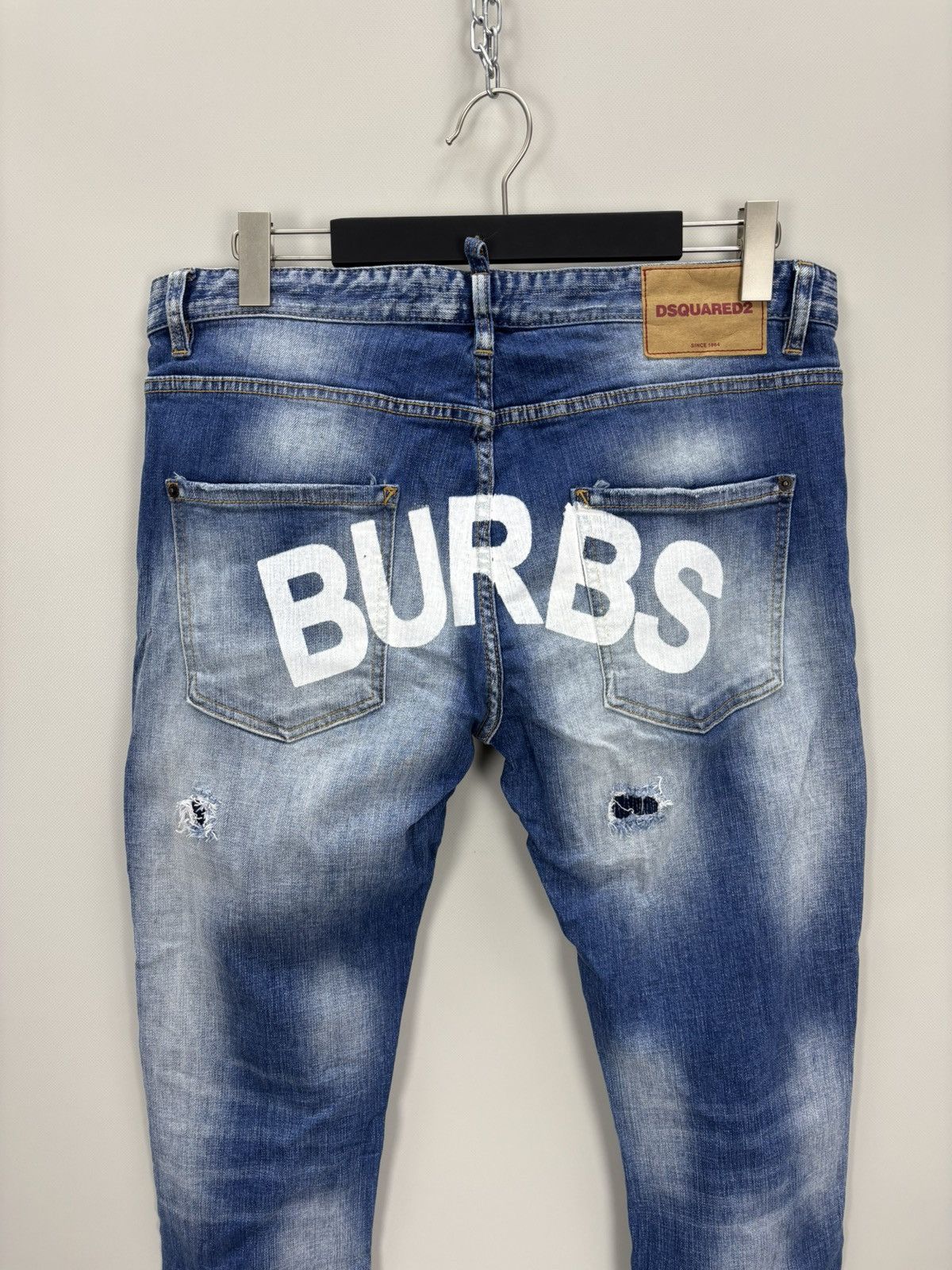 Dsquared2 Mens jeans Dsquared2 Size 54 Color Blue Size US 34 / EU 50 - 6 Thumbnail