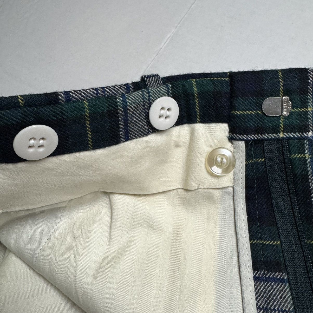 Club Room Vintage CLUB ROOM Worsted Wool Pants In Green Plaid Size US 32 / EU 48 - 9 Thumbnail