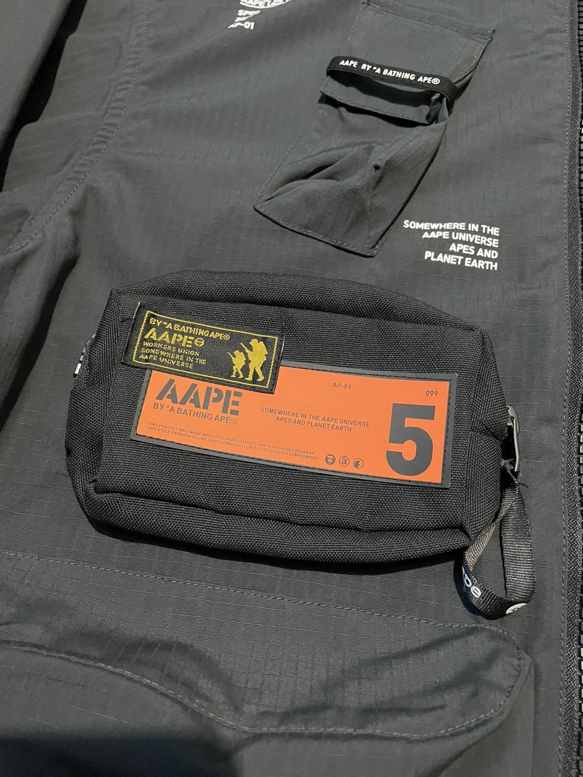 Aape Aape by a bathing ape utility combat jacket Size US M / EU 48-50 / 2 - 4 Thumbnail