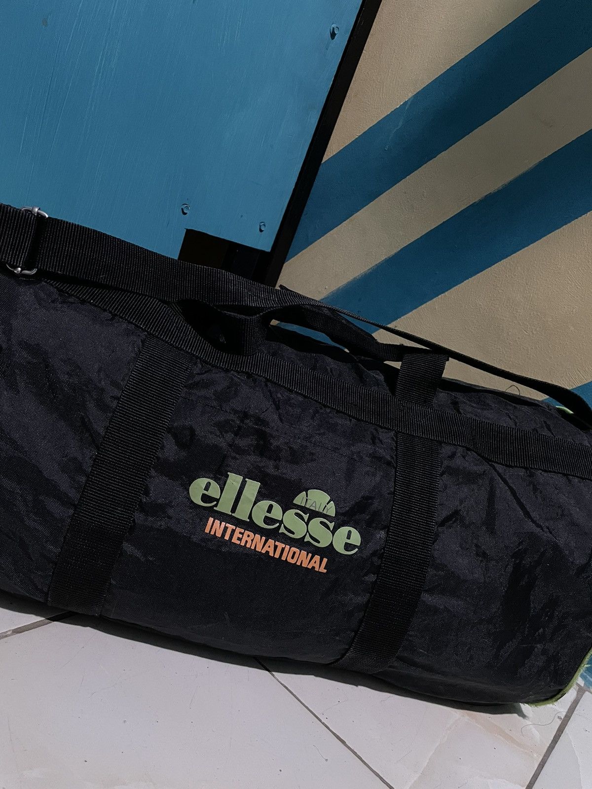 Ellesse × Vintage Duffle bag/ Travel Bag Ellesse International Vintage Size ONE SIZE - 3 Thumbnail