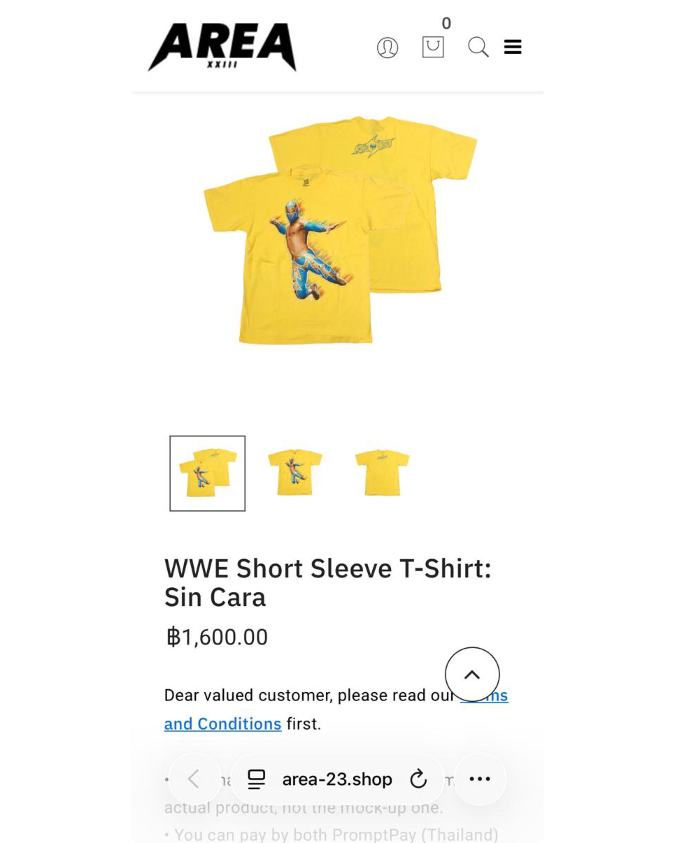 WWE WWE Wrestling (Sin Cara) Tshirt Copyright 2011 Size US L / EU 52-54 / 3 - 5 Thumbnail
