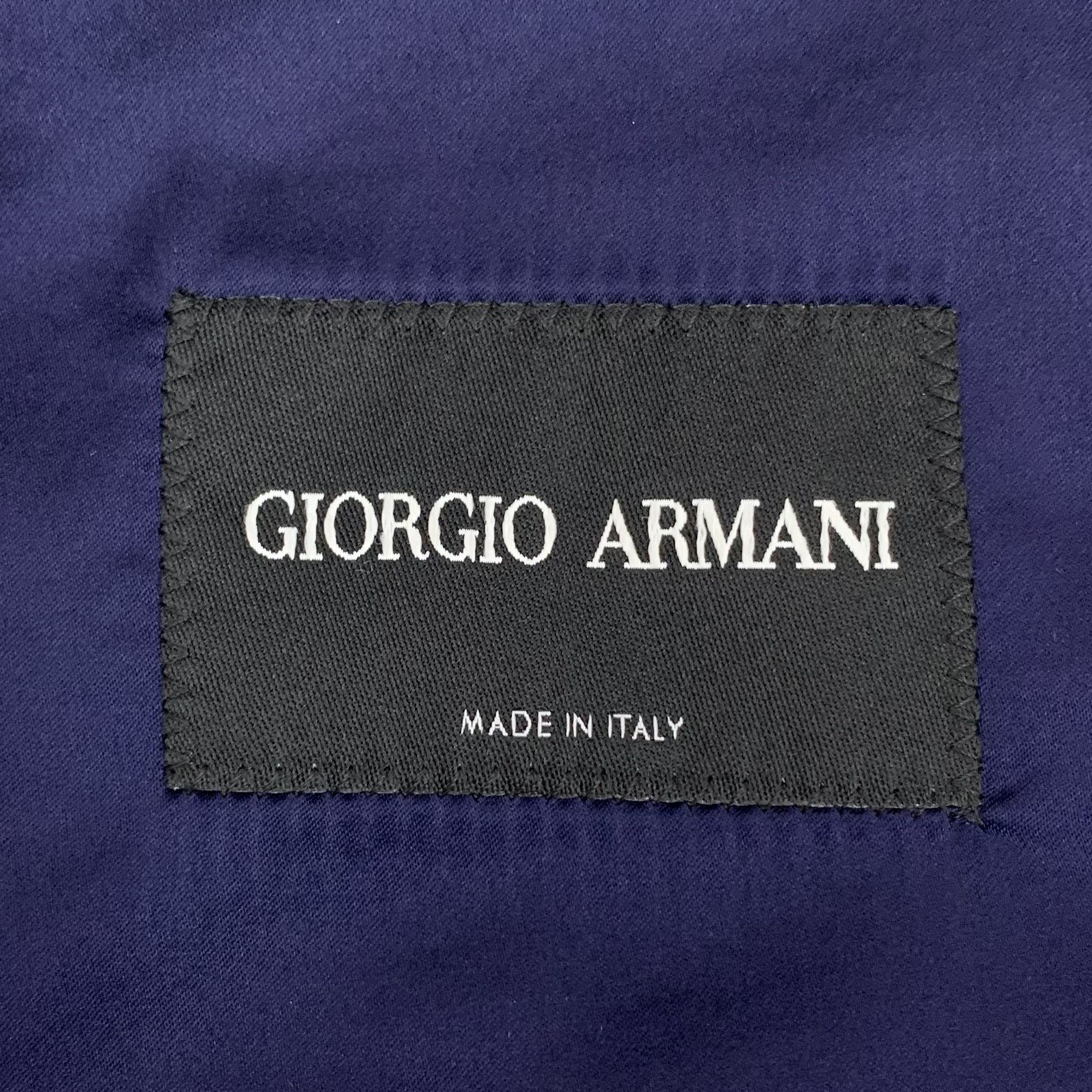 Armani Armani Navy Wool Jacket (M) Size US M / EU 48-50 / 2 - 2 Thumbnail