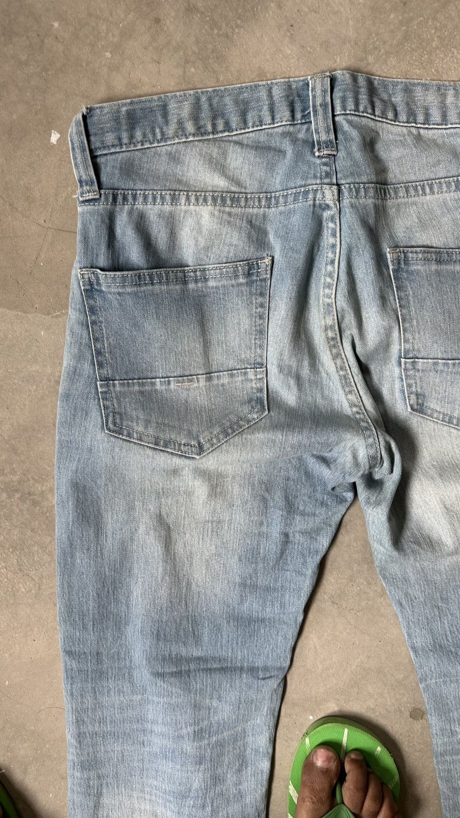 Vintage TAIYO TO ASOBE BACK NUMBER JAPAN DENIM PANT Size US 32 / EU 48 - 14 Thumbnail