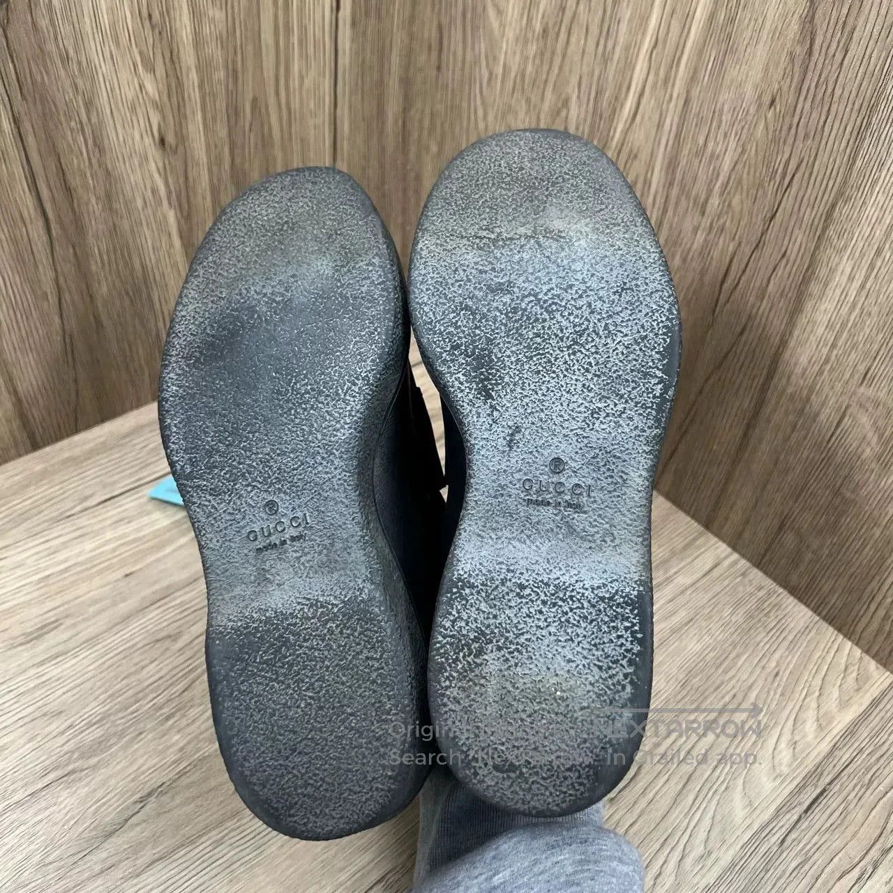 Gucci Gucci Black Horsebit Leather Loafers. Size US 6.5 / EU 39-40 - 2 Thumbnail