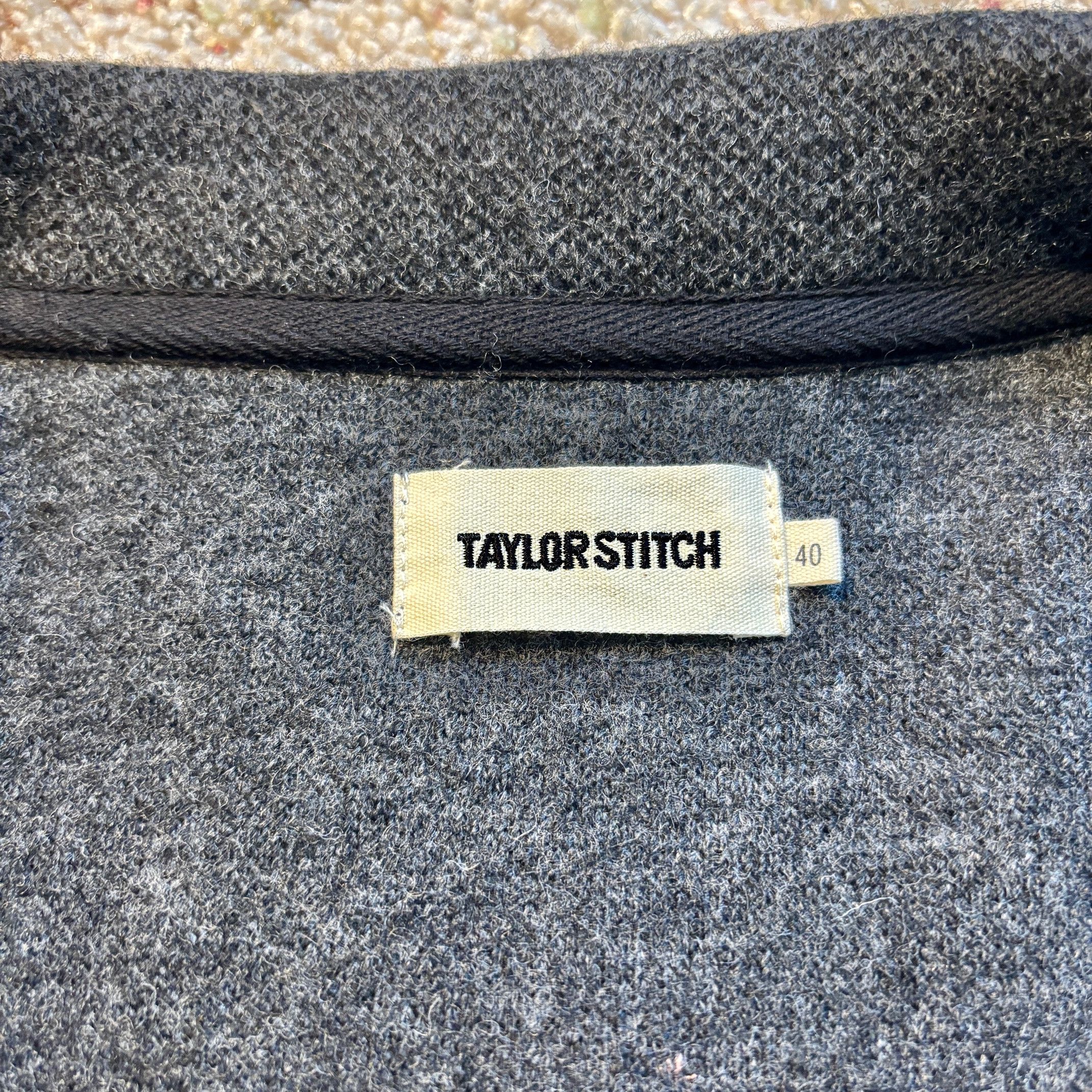 Taylor Stitch Taylor Stitch Weekend Jacket in Charcoal Birdseye Wool (40) Size US M / EU 48-50 / 2 - 2 Thumbnail