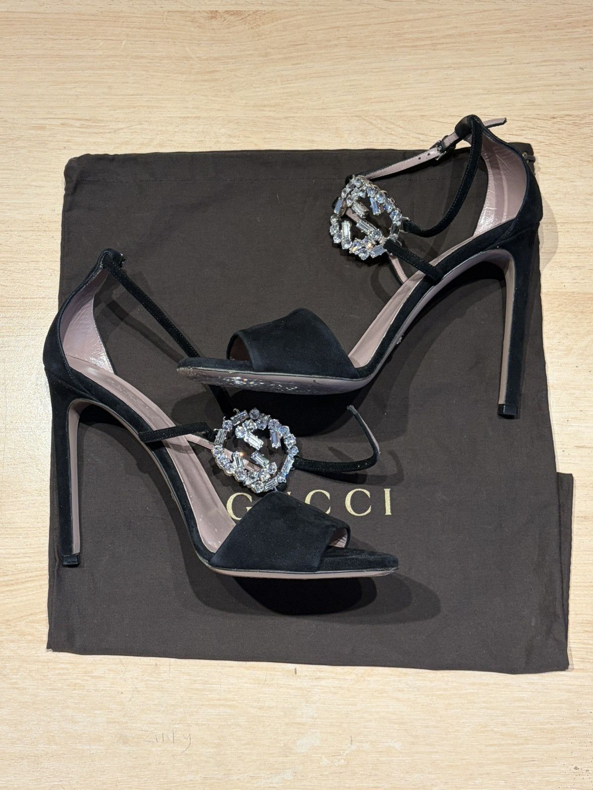 Gucci Gucci Sand Pelle S. Cuoio Scamosciato Heels Size US 9 / IT 39 - 3 Thumbnail