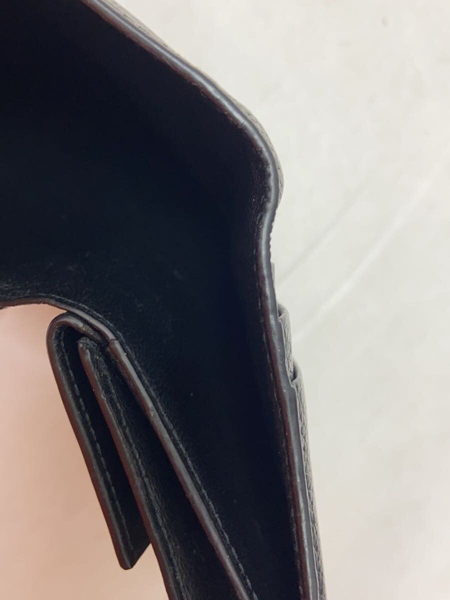 Balenciaga Balenciaga Leather Bi-Fold Wallet Black Size ONE SIZE - 4 Thumbnail