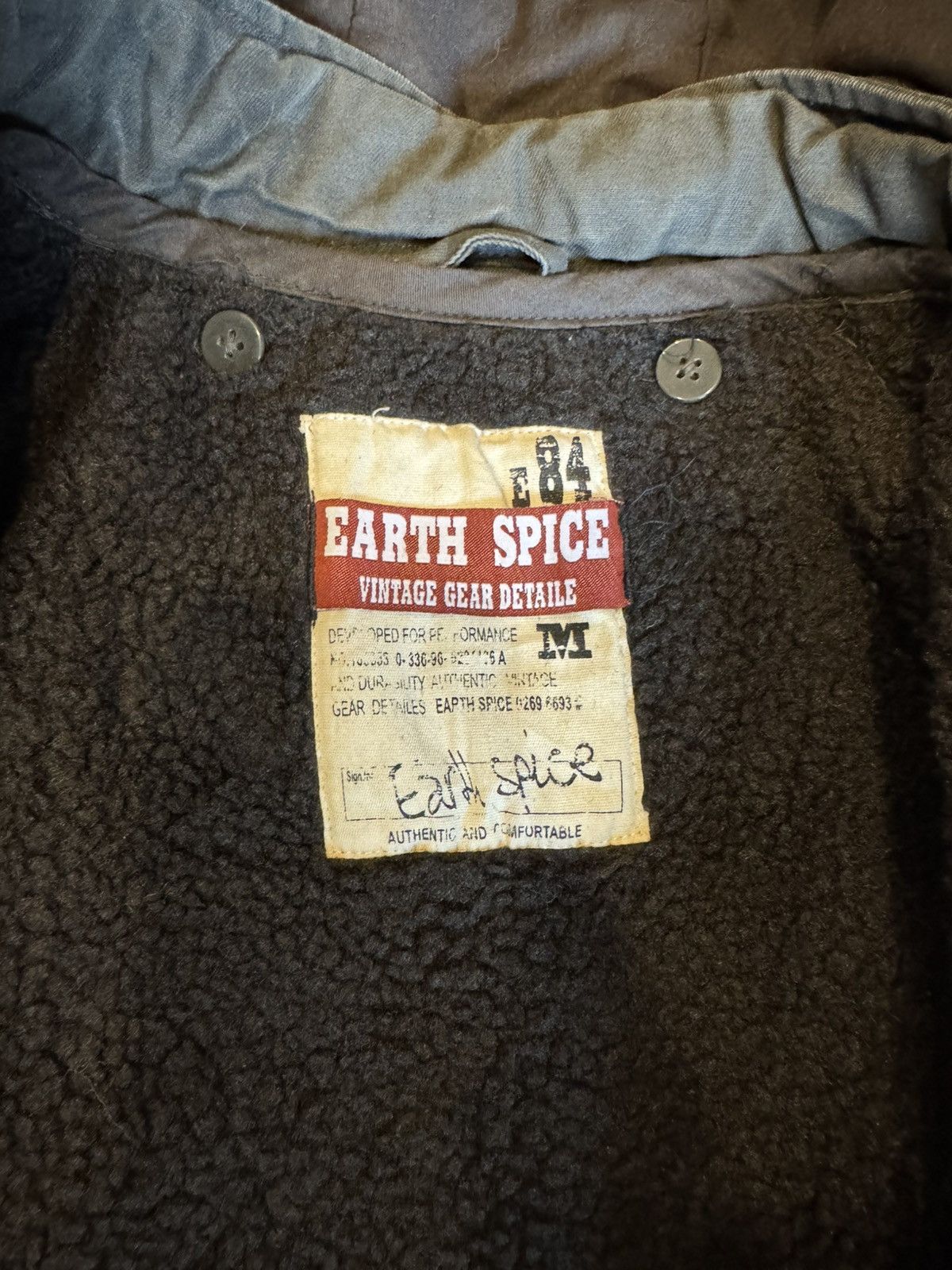 Japanese Brand HEAVY FUR HOODIE JACKET BY EARTH SPICE Size US M / EU 48-50 / 2 - 7 Thumbnail