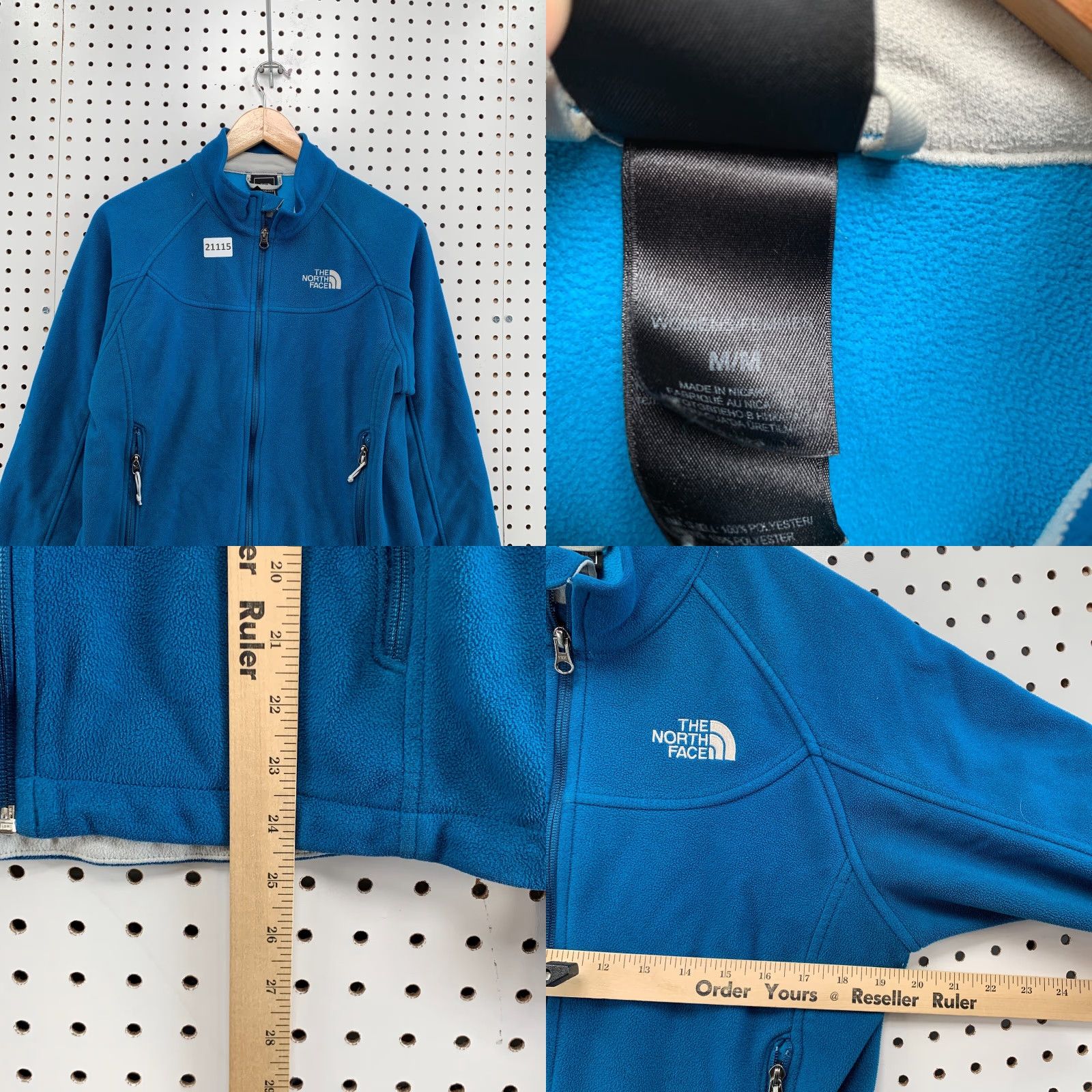 The North Face VINTAGE The North Face Jacket Fleece Full Zip Pickets Womens Medium 19.5x25 Ladies Size M / US 6-8 / IT 42-44 - 8 Thumbnail