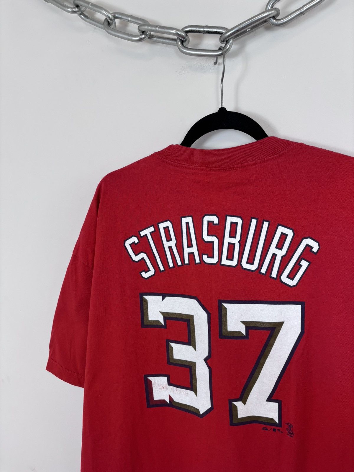Majestic Majestic Washington Nationals Stephen Strasburg #37 MLB Tee Size US XXL / EU 58 / 5 - 14 Thumbnail