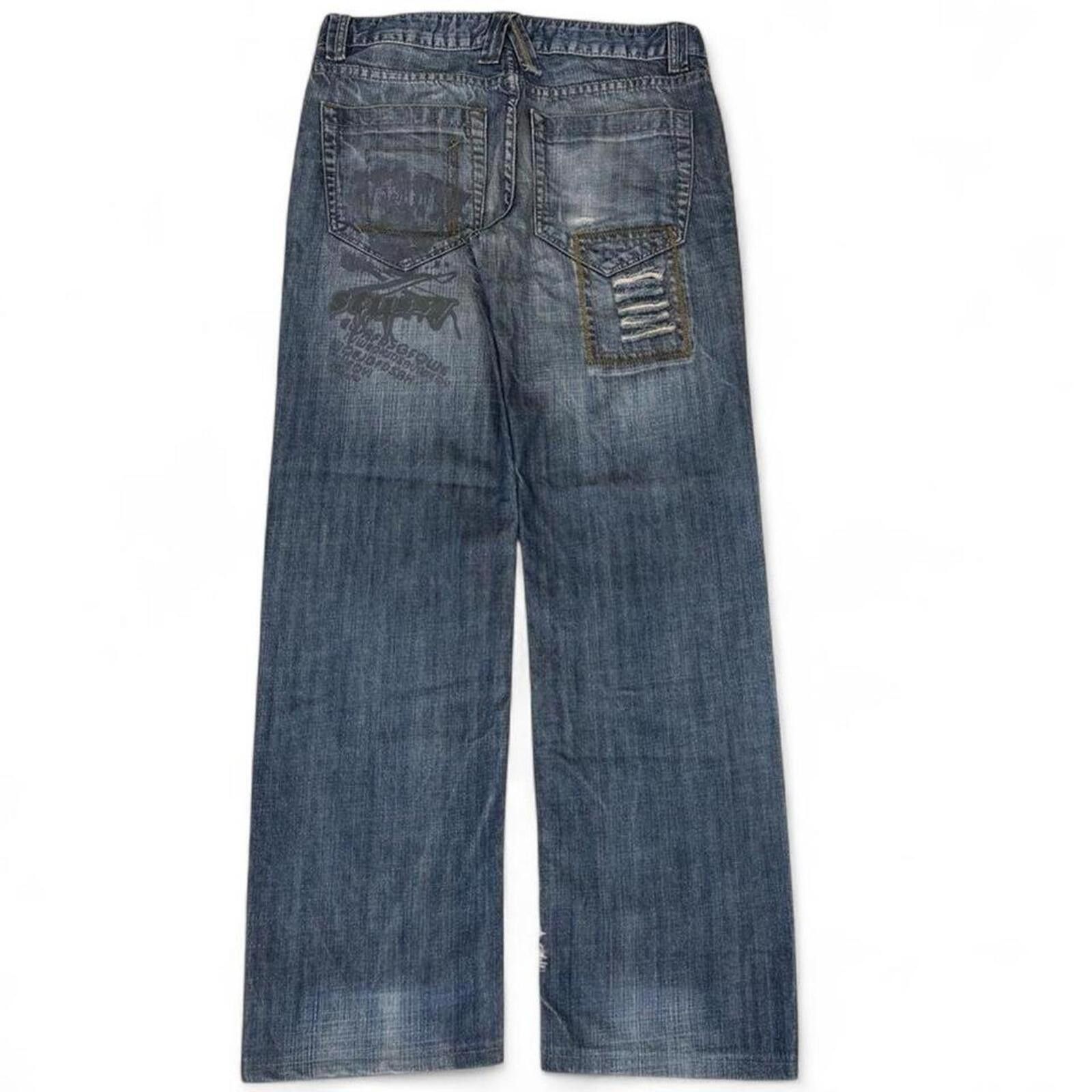 True Religion Y2K J.DANIEL UNIQUE DESIGN BOOTCUT STYLE DENIM JEANS Size US 32 / EU 48 - 1 Thumbnail