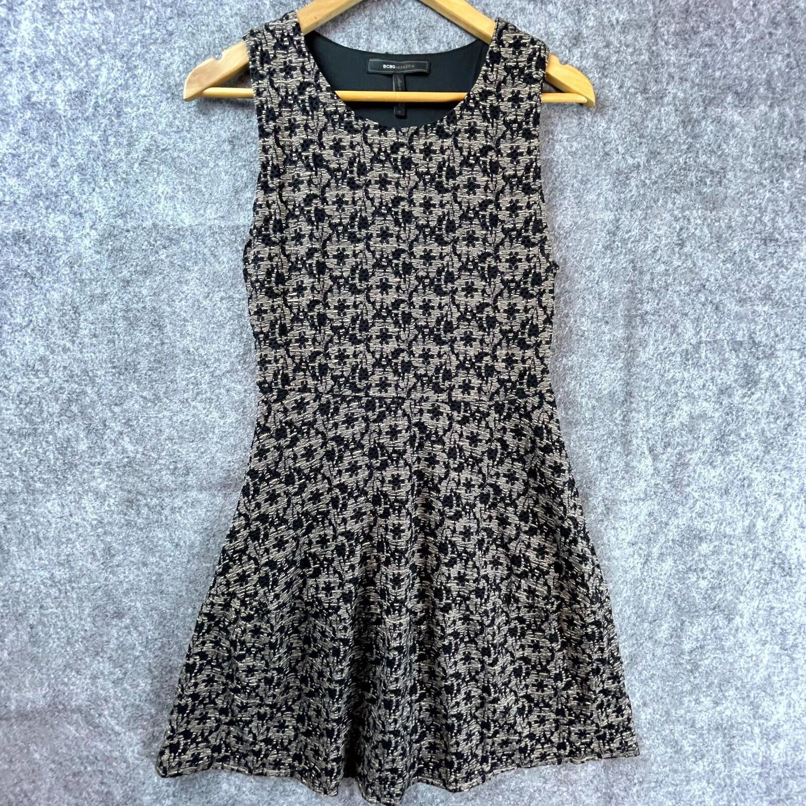 Bcbgmaxazria BCBGMAXAZRIA Dress Small Black Dark Romantic Quiet Luxury Size S / US 4 / IT 40 - 1 Thumbnail