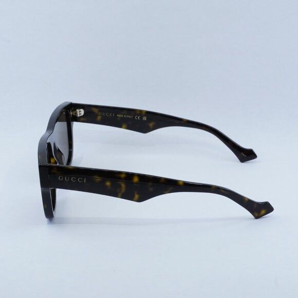 Gucci Gucci GG1427S 003 Sunglasses Dark Havana Square Frame, Brown Size ONE SIZE - 5 Thumbnail