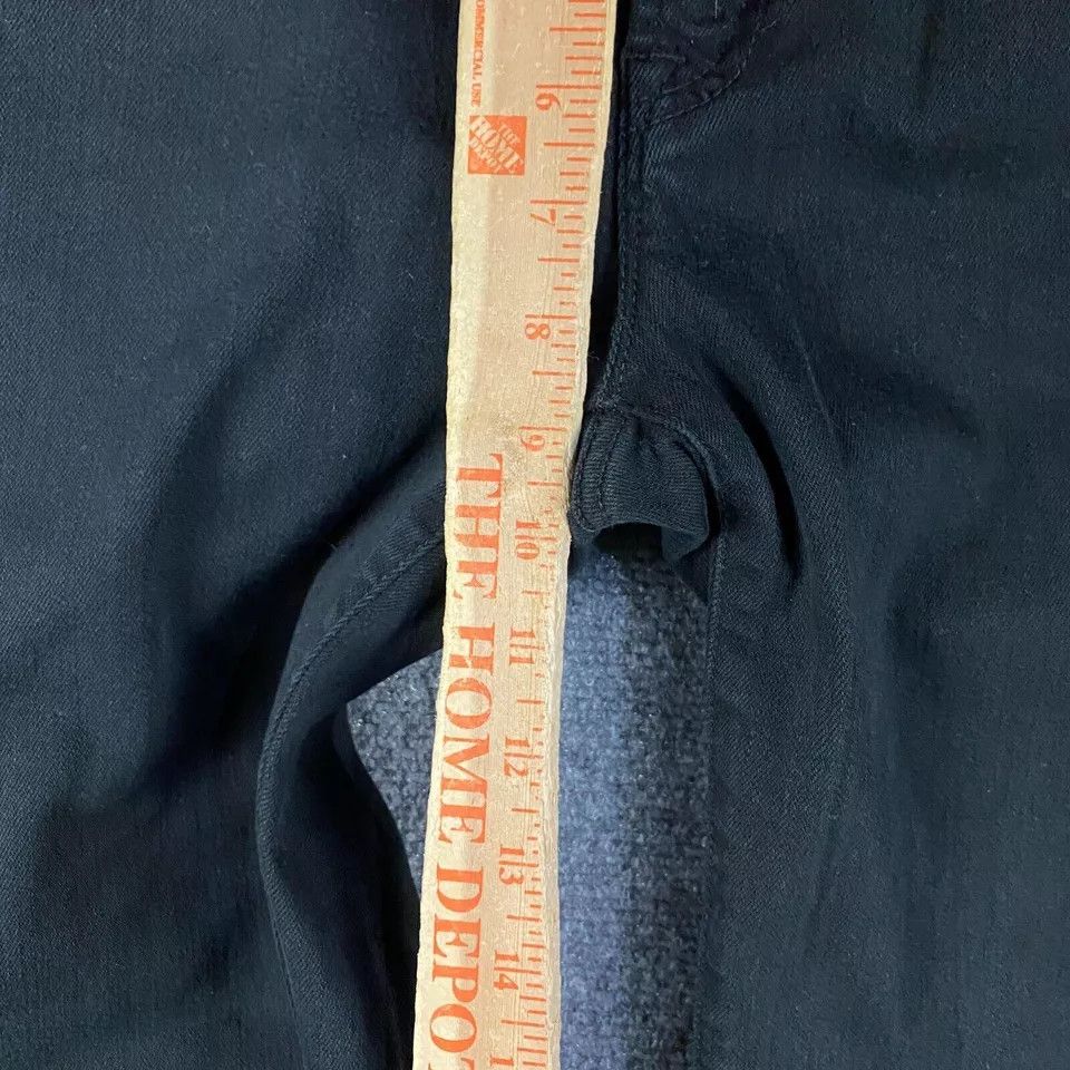 J.Crew J Crew Jeans Women's 29 Black Denim Toothpick Cotton Blend Size 29" - 4 Thumbnail