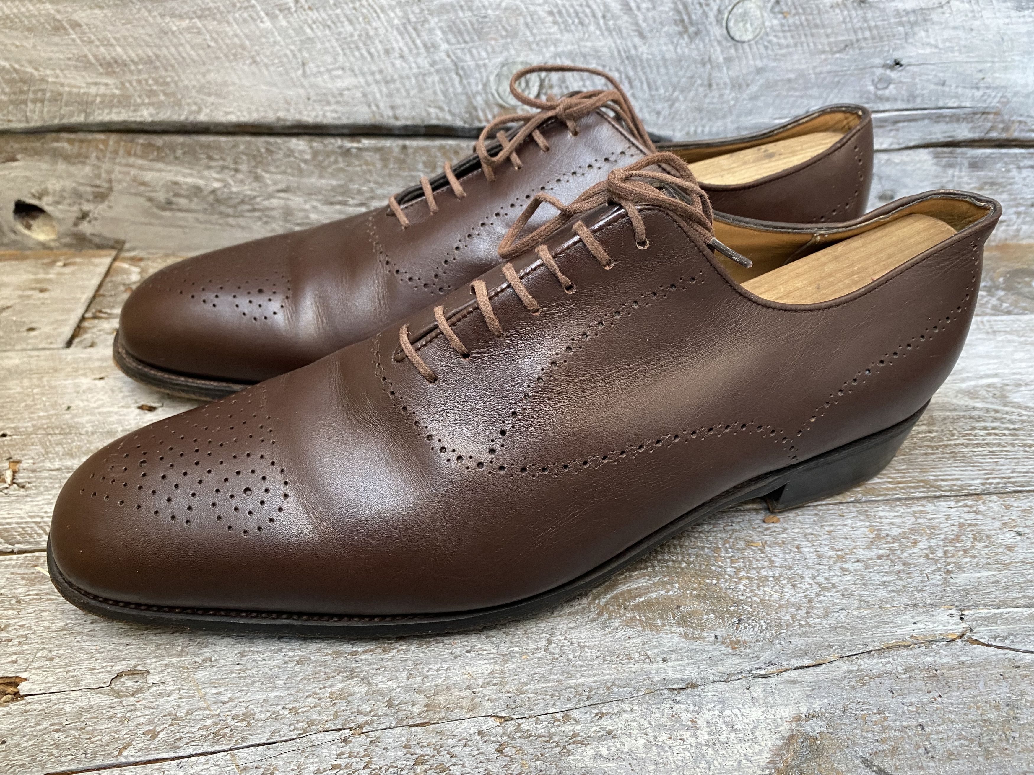 J.M. Weston Jm weston brown oxford brown leather shoes Uk8E Size US 9 / EU 42 - 6 Thumbnail