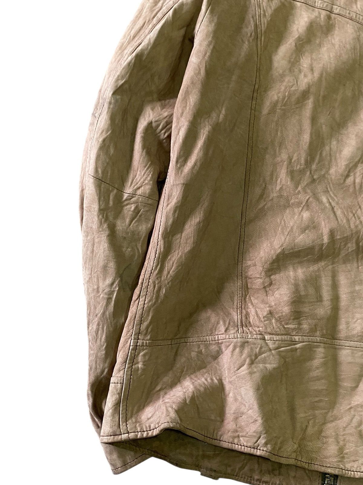 United Arrows ARCHIVE United Arrows Green Label Sheepskin Leather Jacket Size US S / EU 44-46 / 1 - 7 Thumbnail