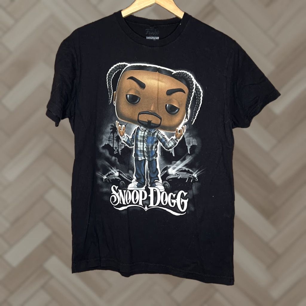Vintage Snoop Dogg Men Shirt XL Black Crew Neck Short Sleeve Cotton Logo T-Shirt Hip Hop All Seasons Vintage No Size US XL / EU 56 / 4 - 1 Thumbnail