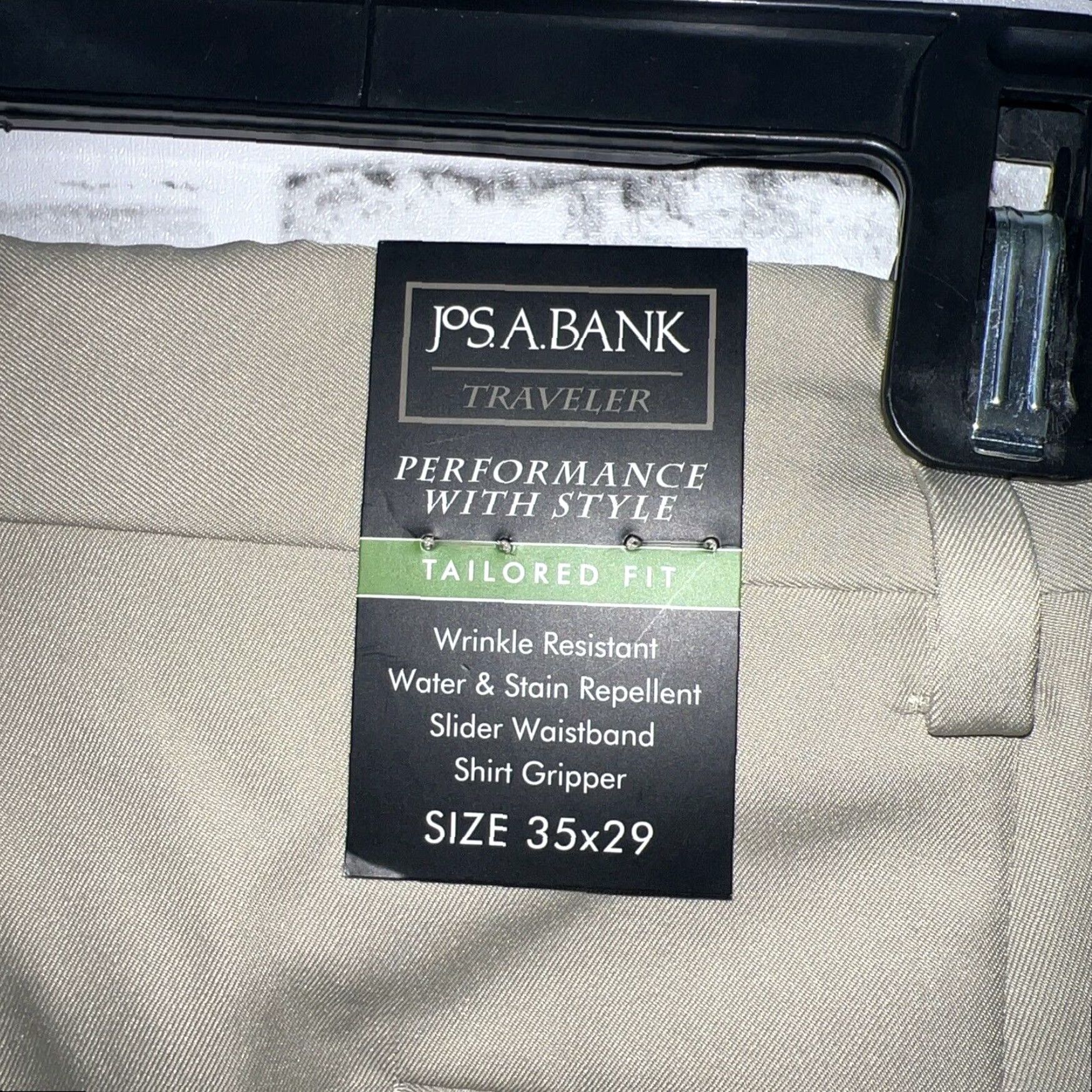 Jos. A. Bank Jos A Bank Beige Dress Pants Mens 35x29 Regular Size US 35 - 6 Thumbnail